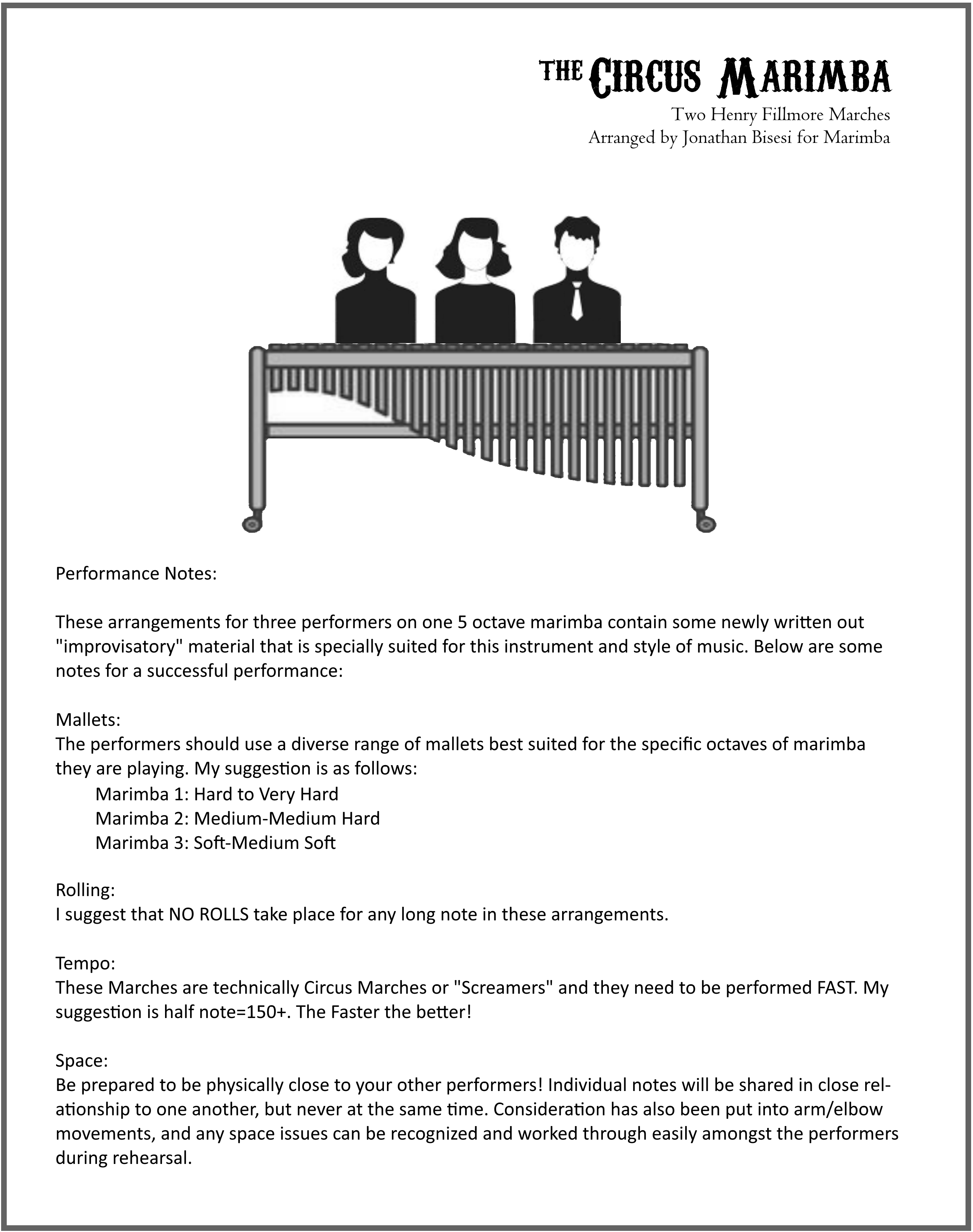 The Circus Marimba (Bisesi)
