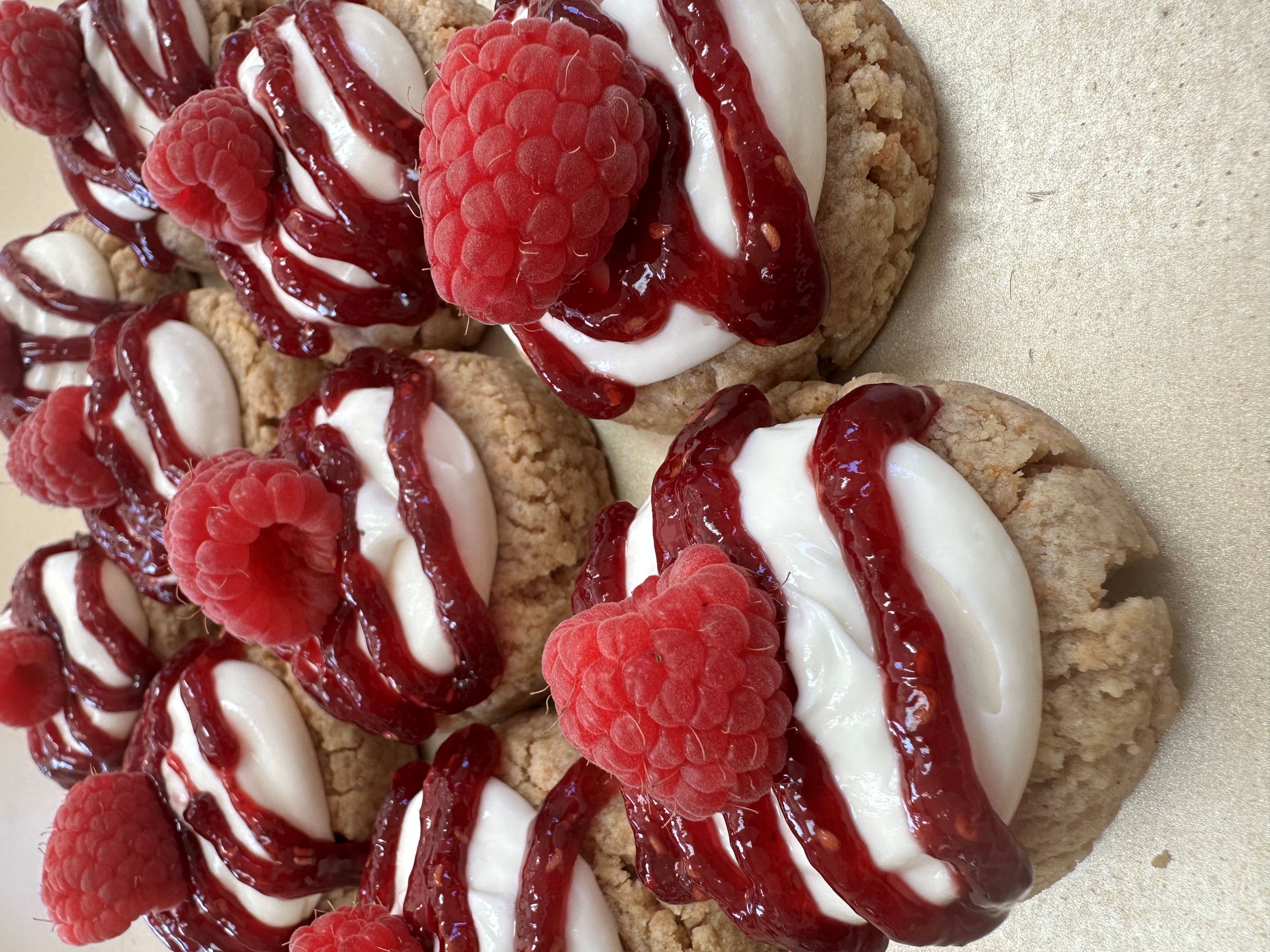 Raspberry Cheesecake Cookie