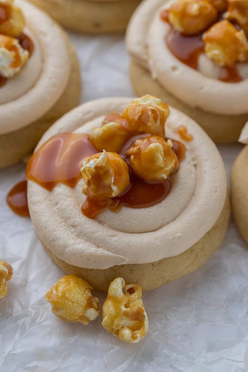 Caramel Popcorn Cookie