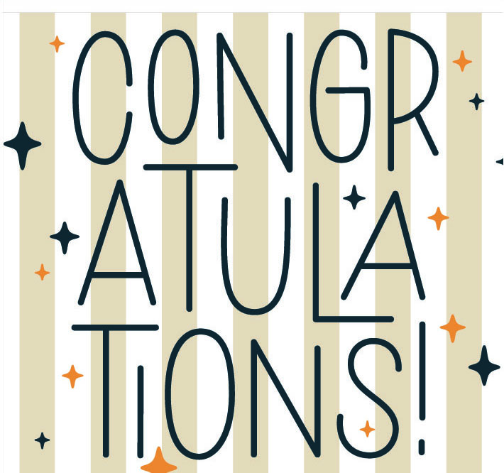 Congratulations