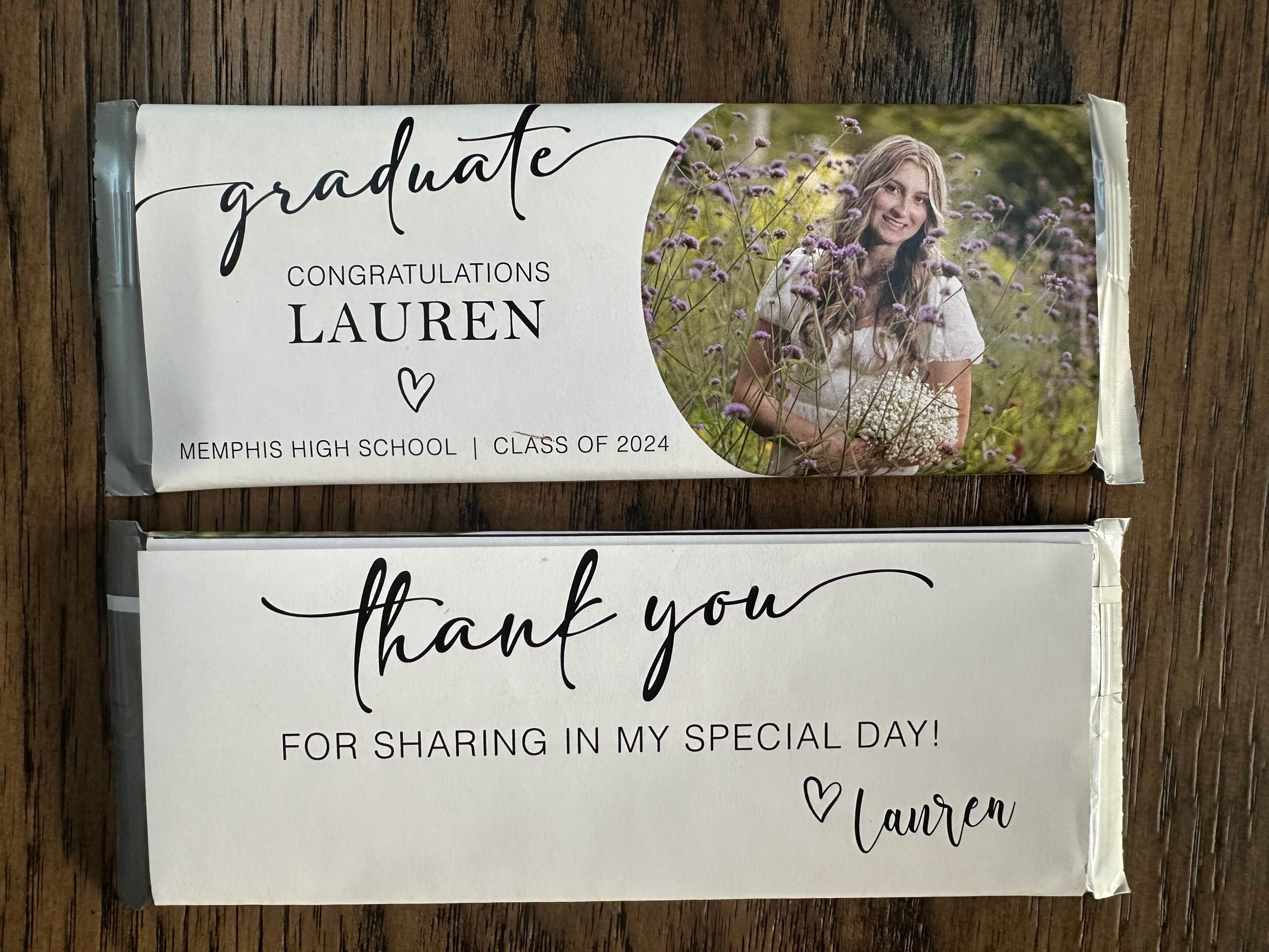 Custom Candy Bar Wrappers