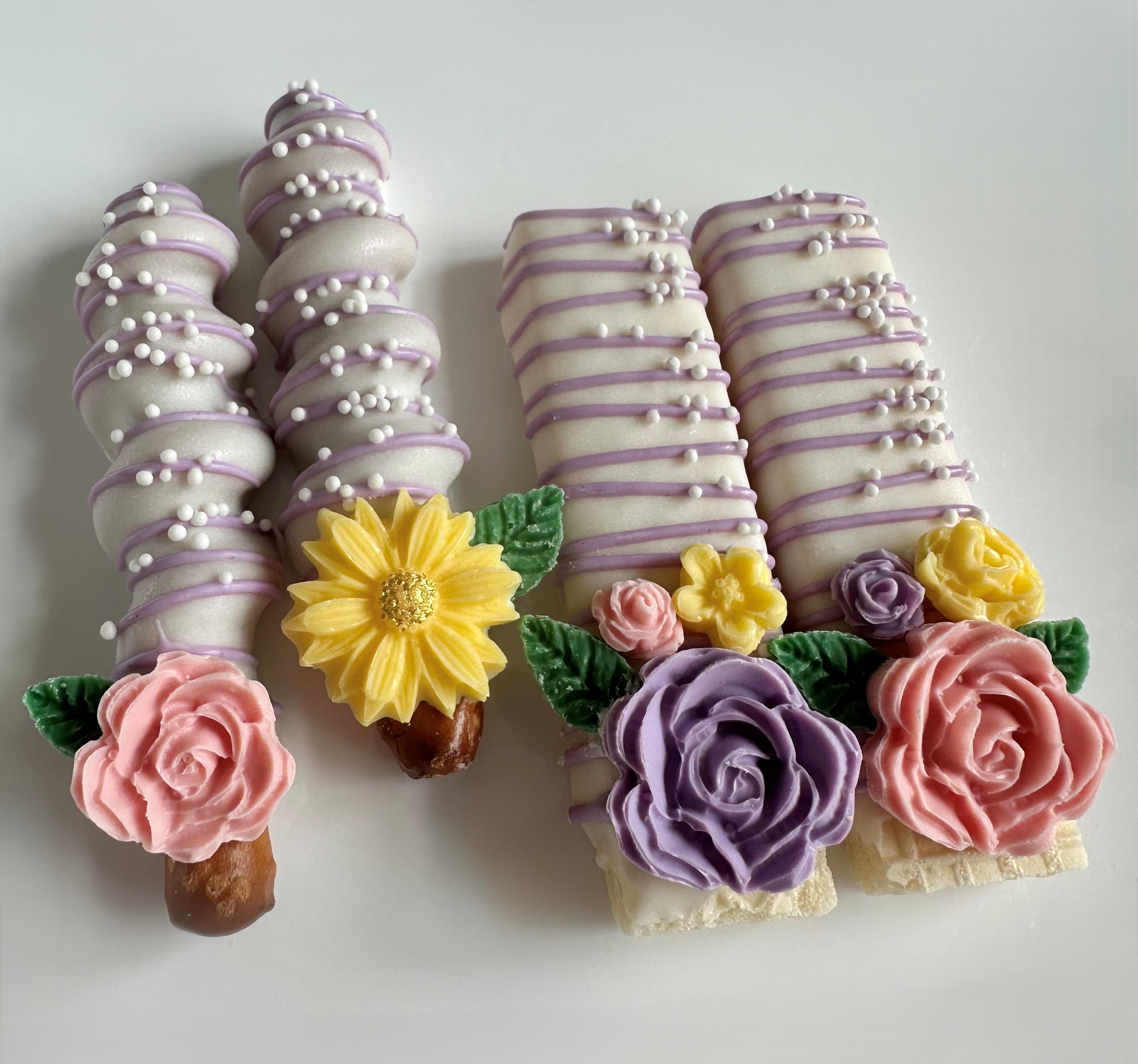 Chocolate Dipped Wafer Cookies - Mother's Day