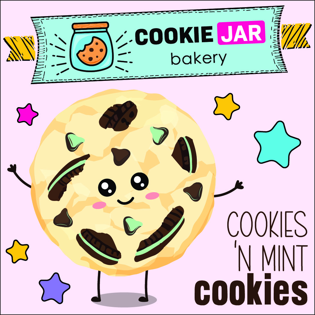 Mint Cookies 'n Cream Cookie