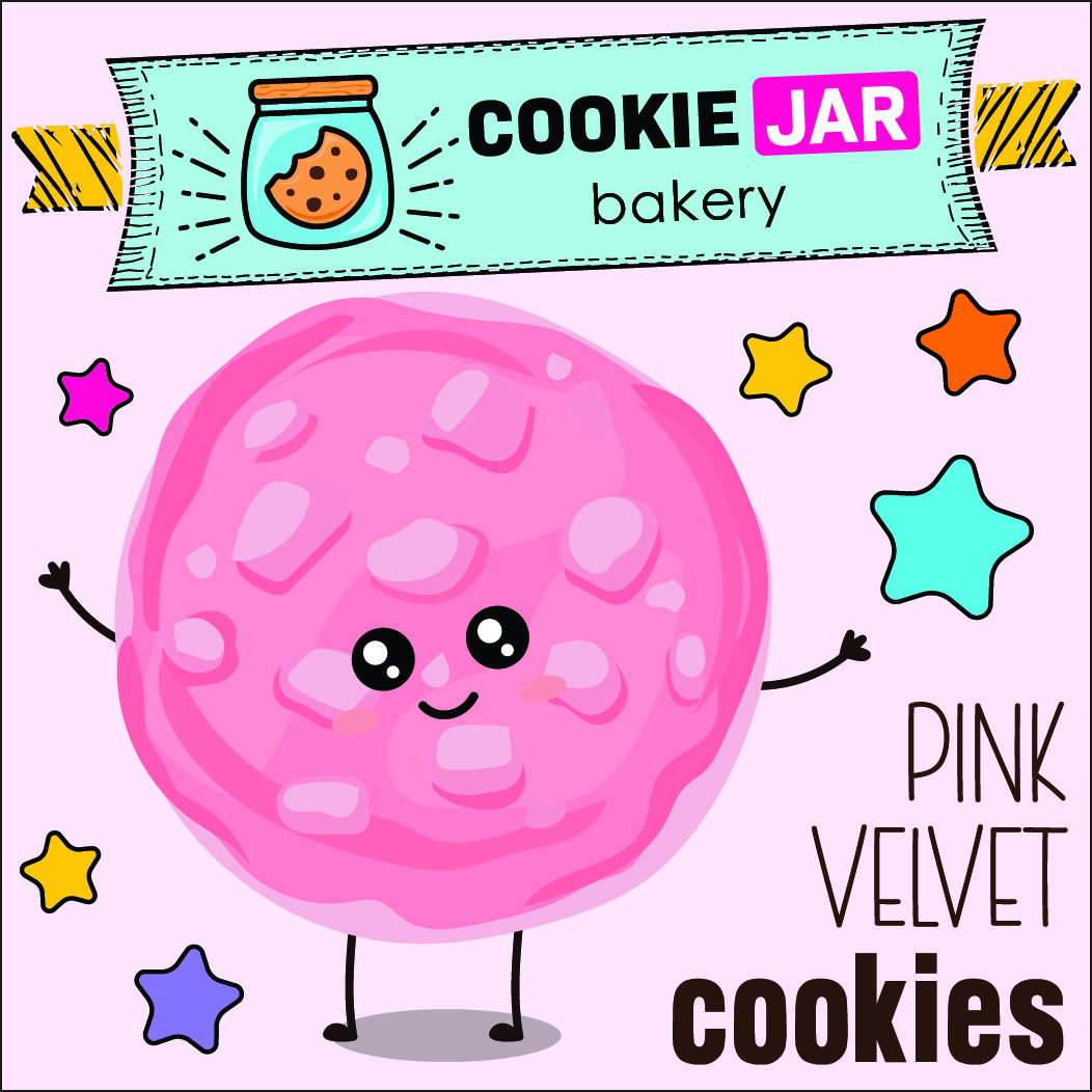 Pink Velvet Cookie