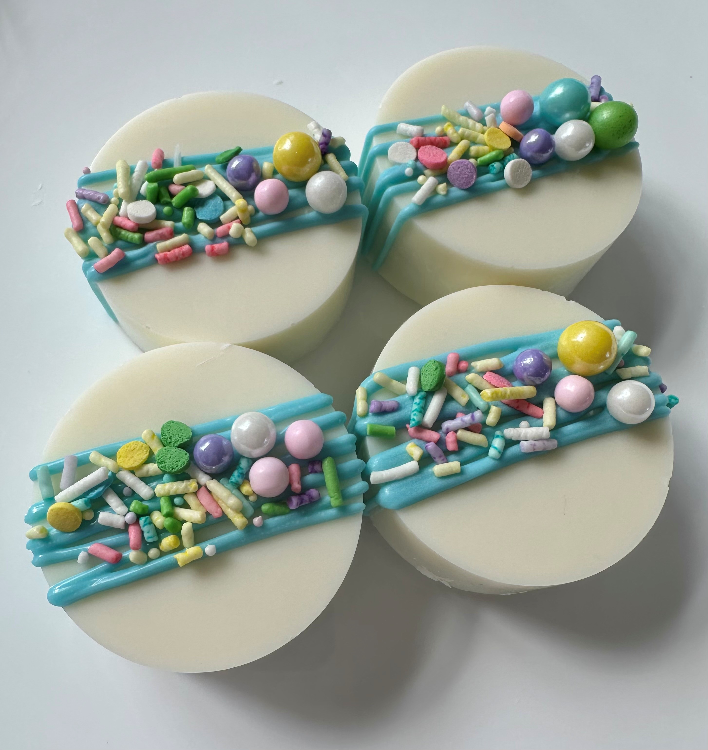 Easter Chocolate Covered Sandwich Cookies