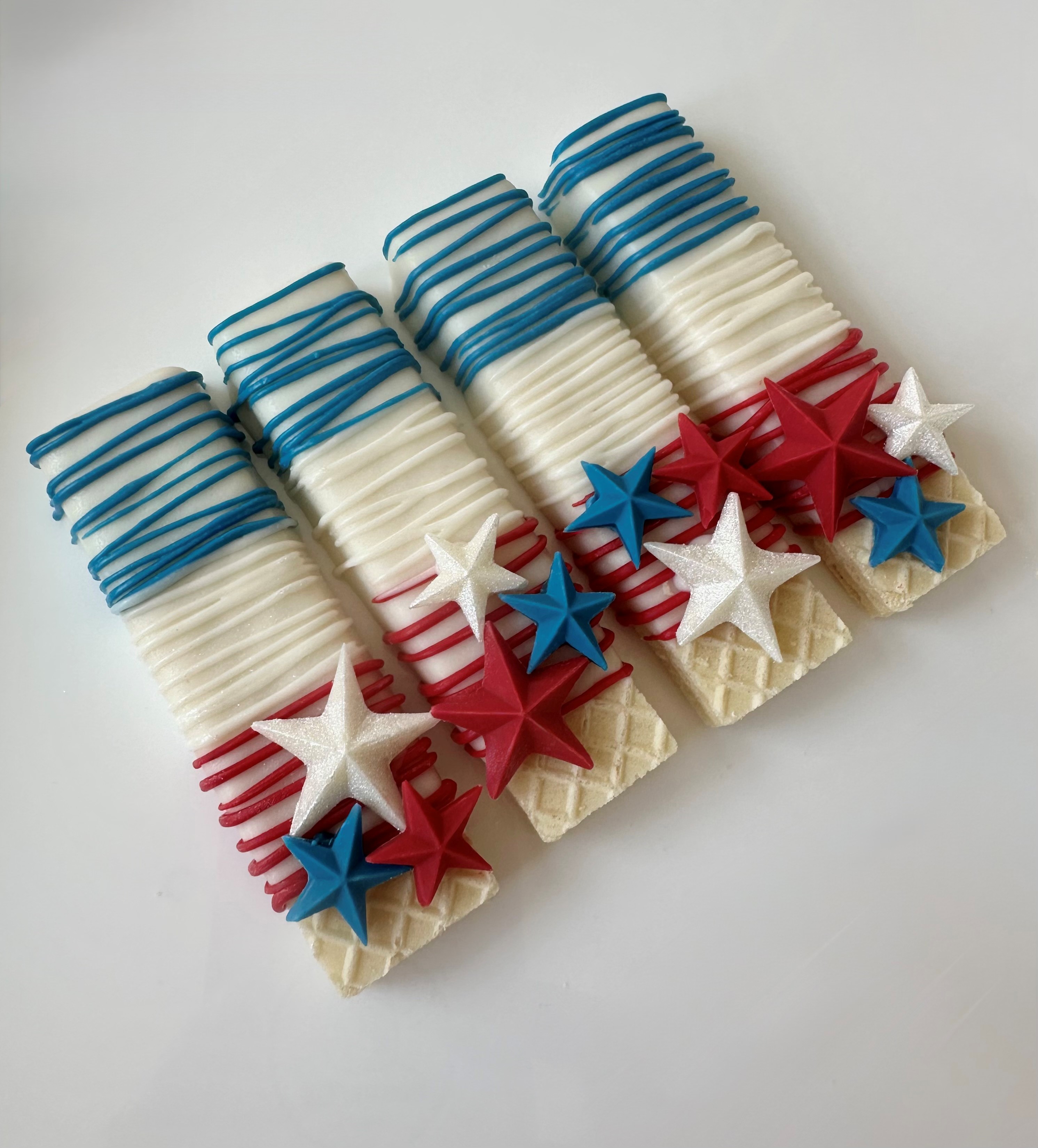 Patriotic Chocolate Dipped Treats