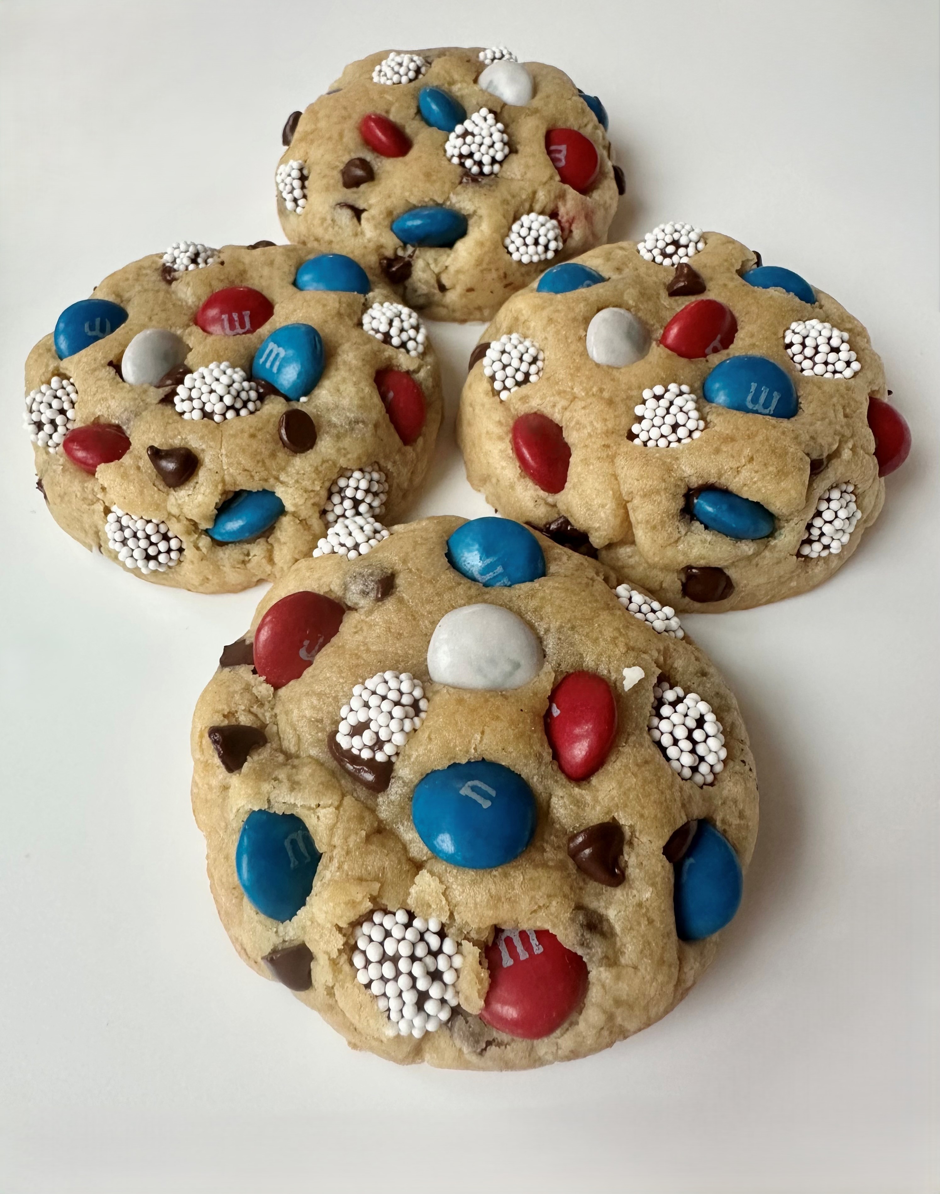 Patriotic M&M Cookie