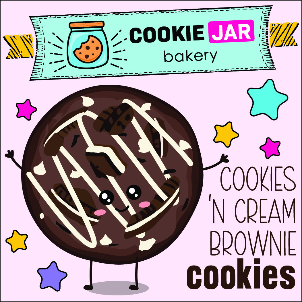 Cookies 'n Cream Brownie Cookie