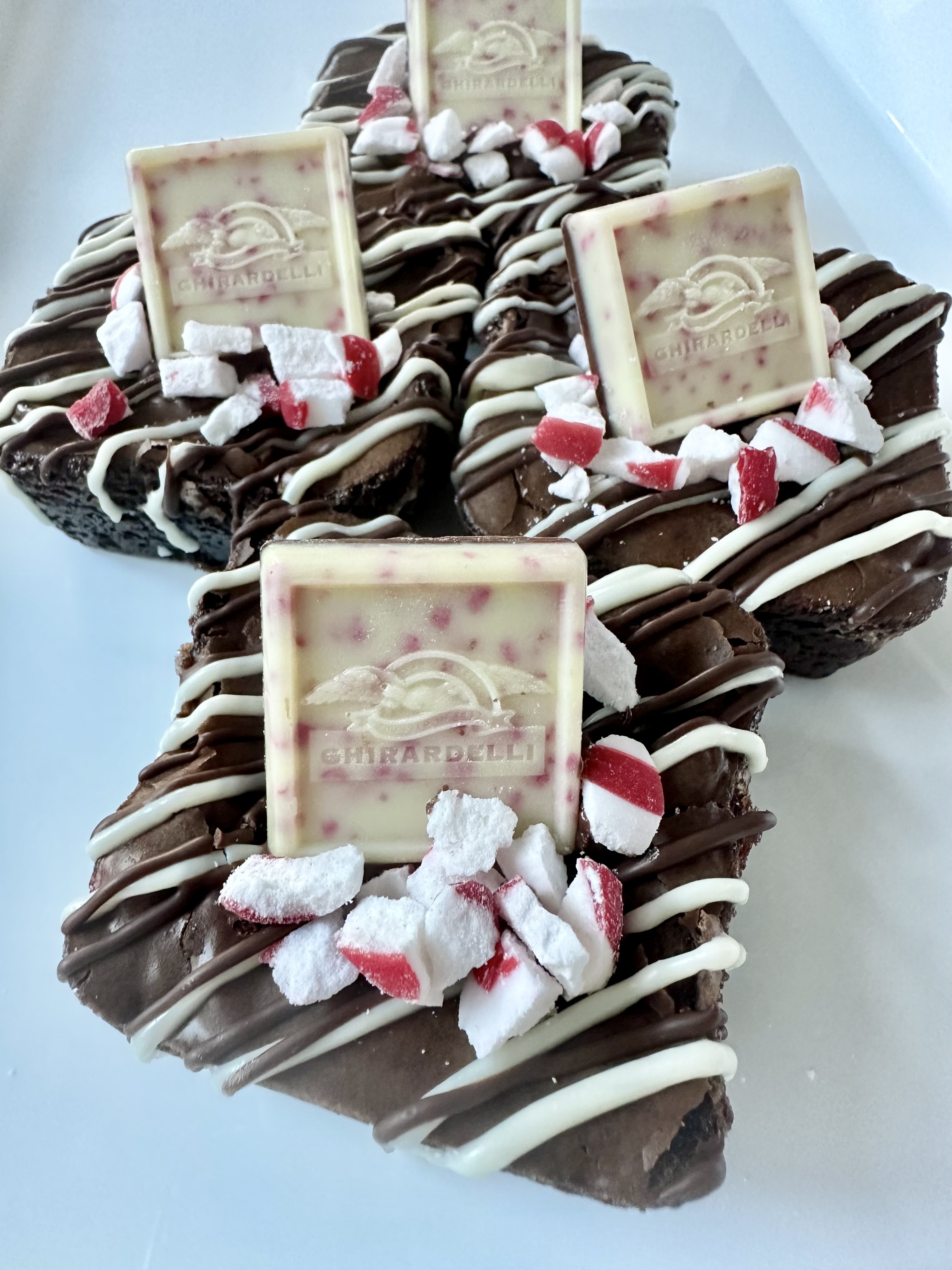 Peppermint Bark Brownie