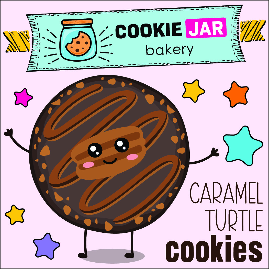 Caramel Turtle Cookie