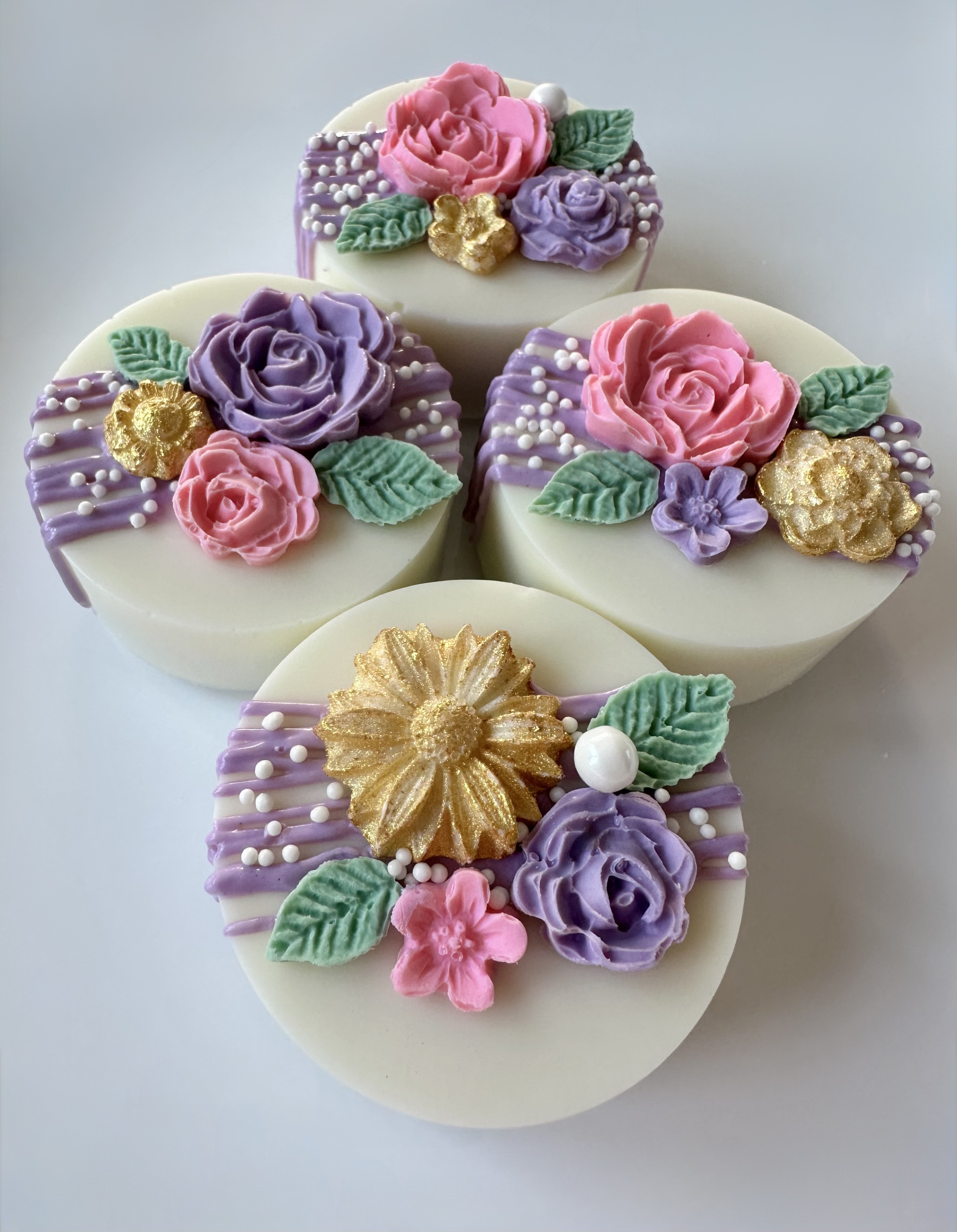 Chocolate Covered Sandwich Cookies - Mother’s Day