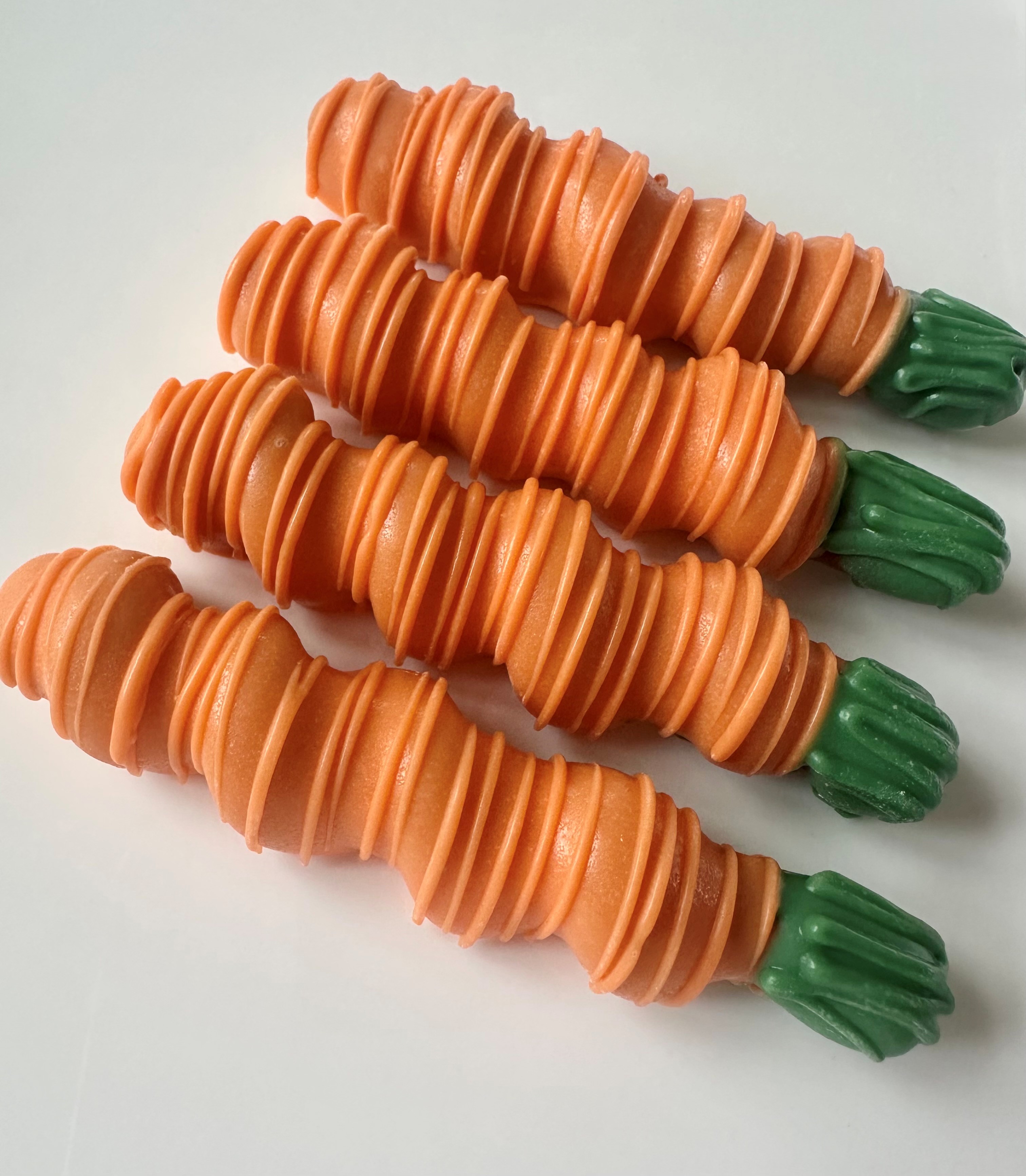 Easter Caramel Wrapped Chocolate Pretzels