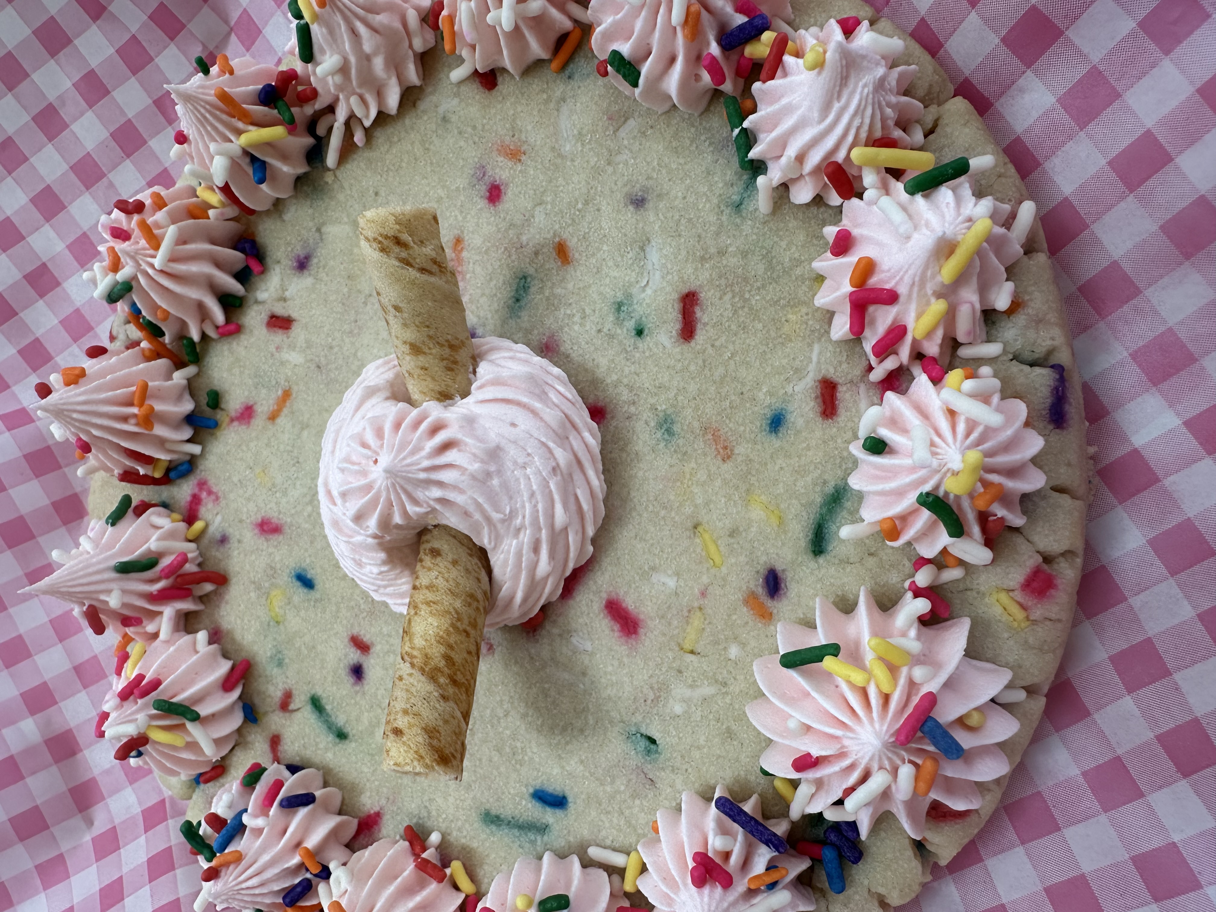 Confetti Sugar Cookie Cake
