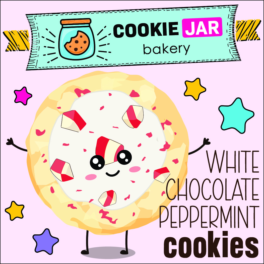 White Chocolate Peppermint Cookie