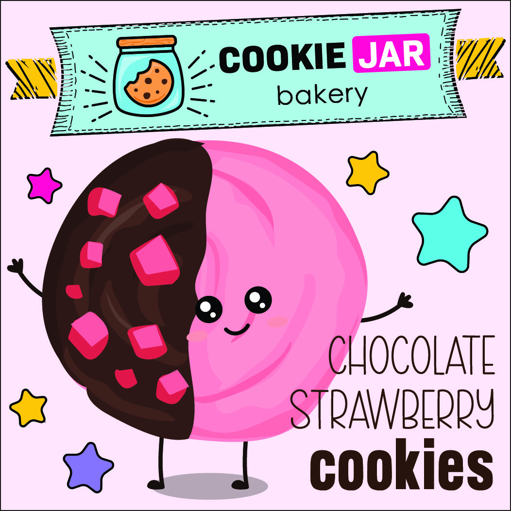 Chocolate Covered Strawberry Cookie