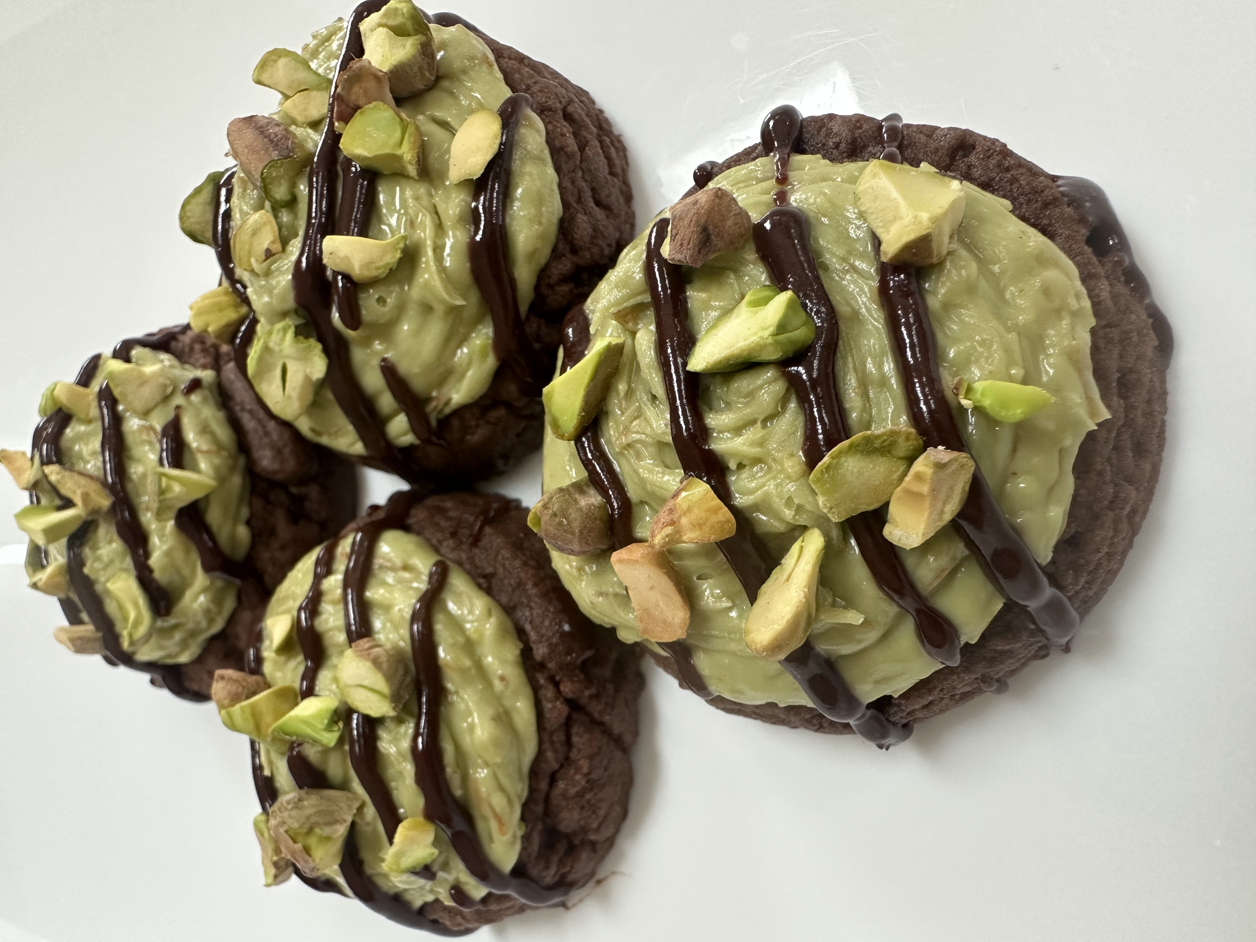 Dubai Chocolate Brownie Cookie