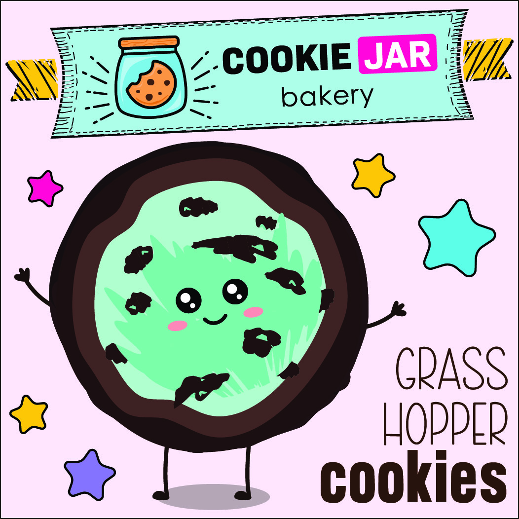 Grasshopper Brownie Cookie