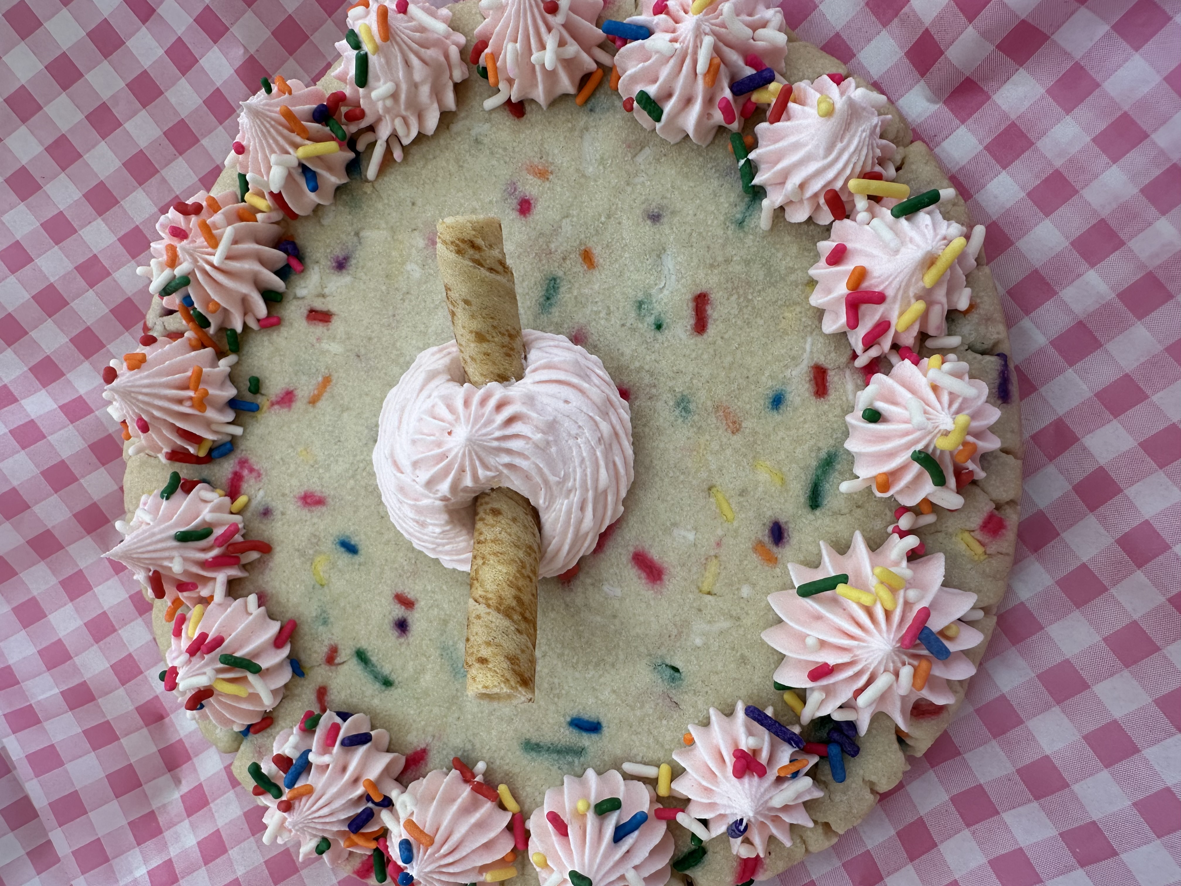 Confetti Sugar Cookie Cake