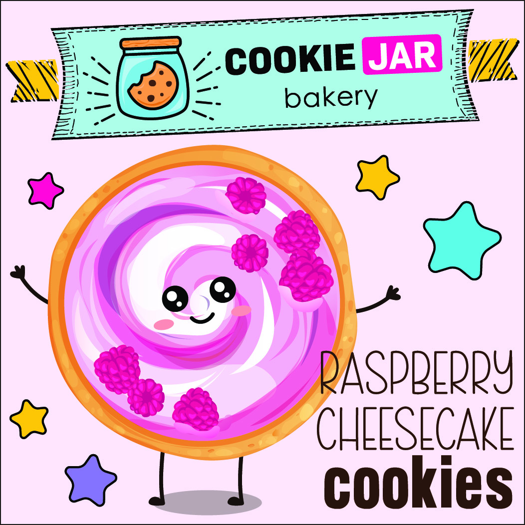 Raspberry Cheesecake Cookie