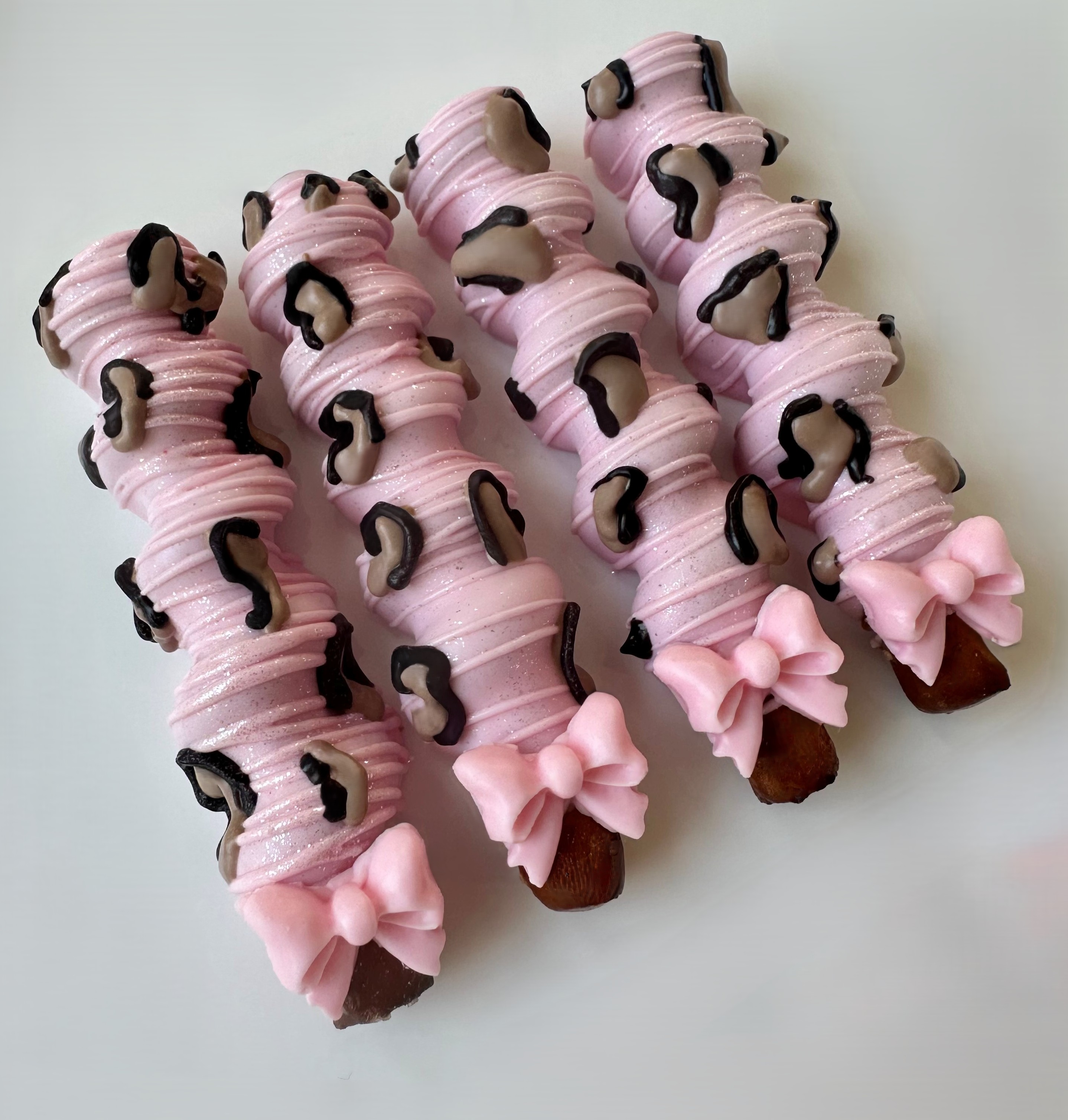 Caramel Wrapped Chocolate Dipped Pretzels
