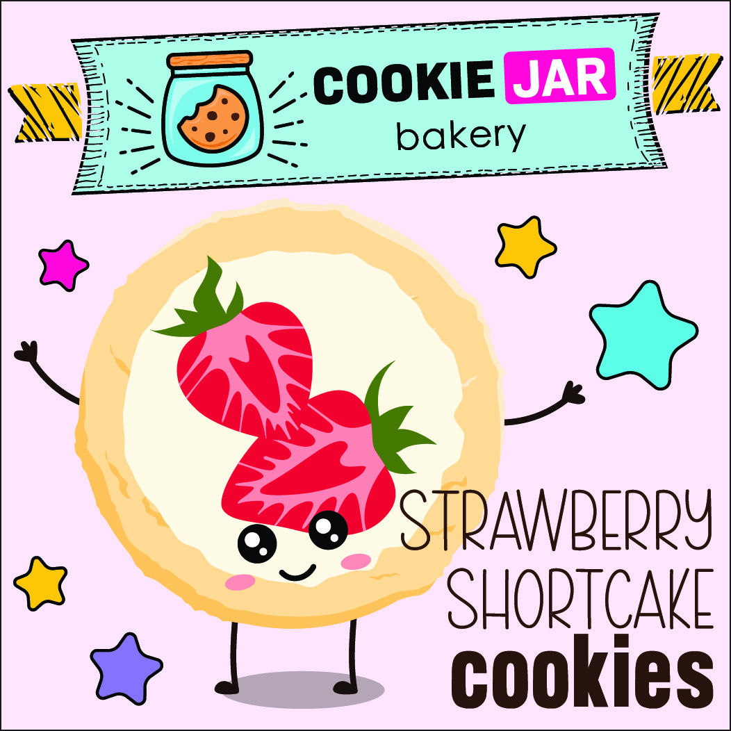 Strawberry Shortcake Cookie