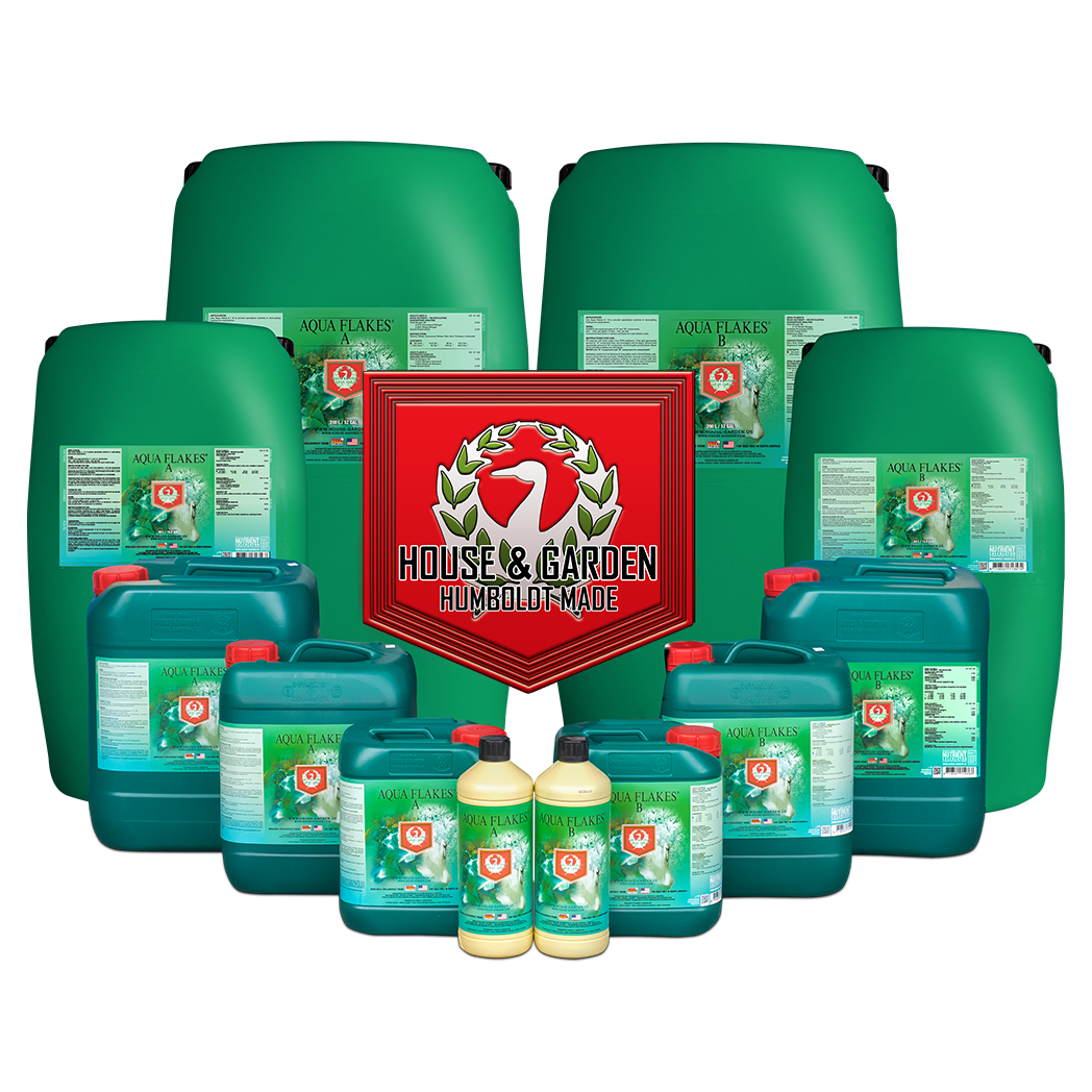 House & Garden Aqua Flakes A+B - Hydroponic, Growth, Bloom