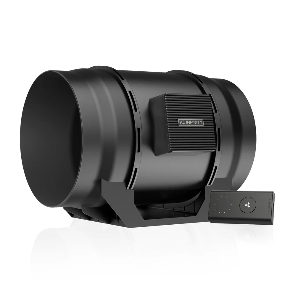 AC Infinity Cloudline Lite A8, Quiet Inline Fan With Speed Controller, 8-Inch