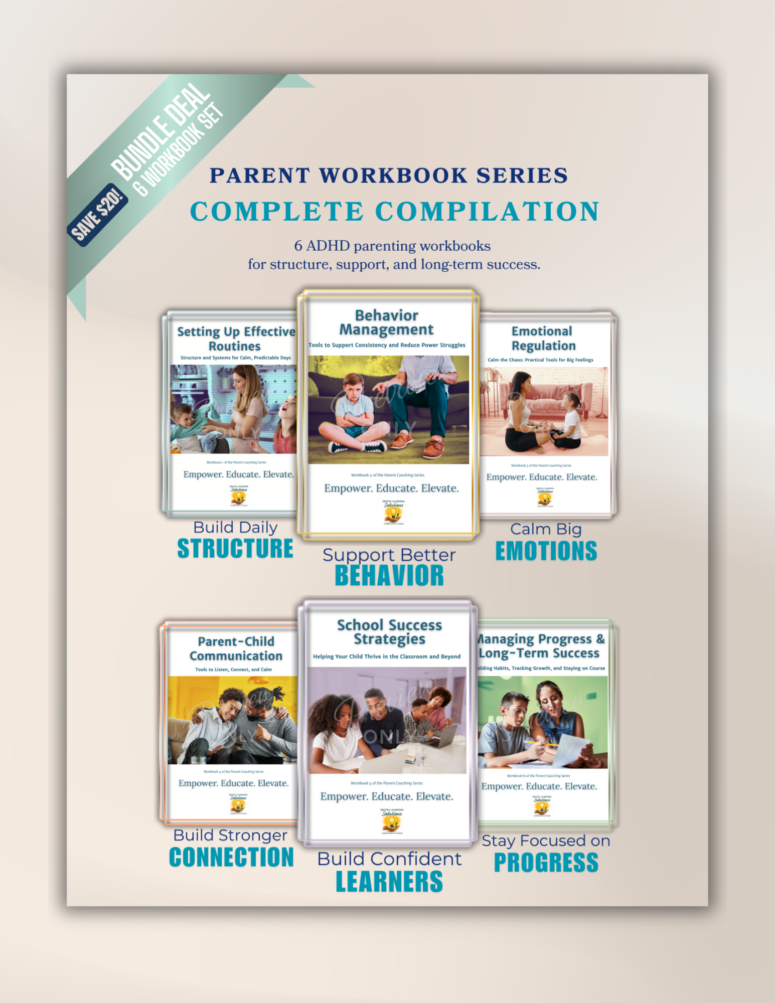Complete 6-Workbook Collection (Parent Workbook Series – Workbooks 1–6)