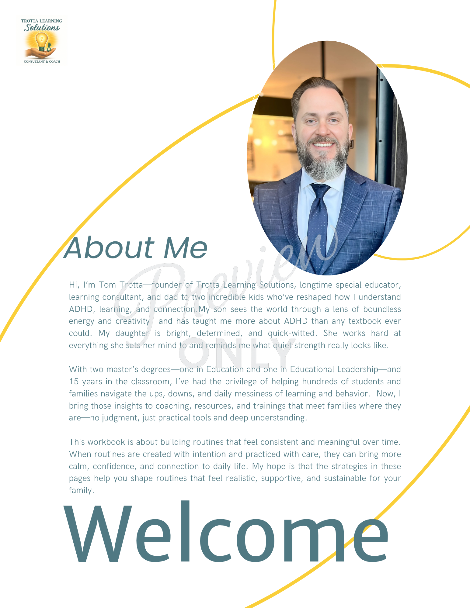 Understanding ADHD & Setting Up Effective Routines (Parent Workbook 1)