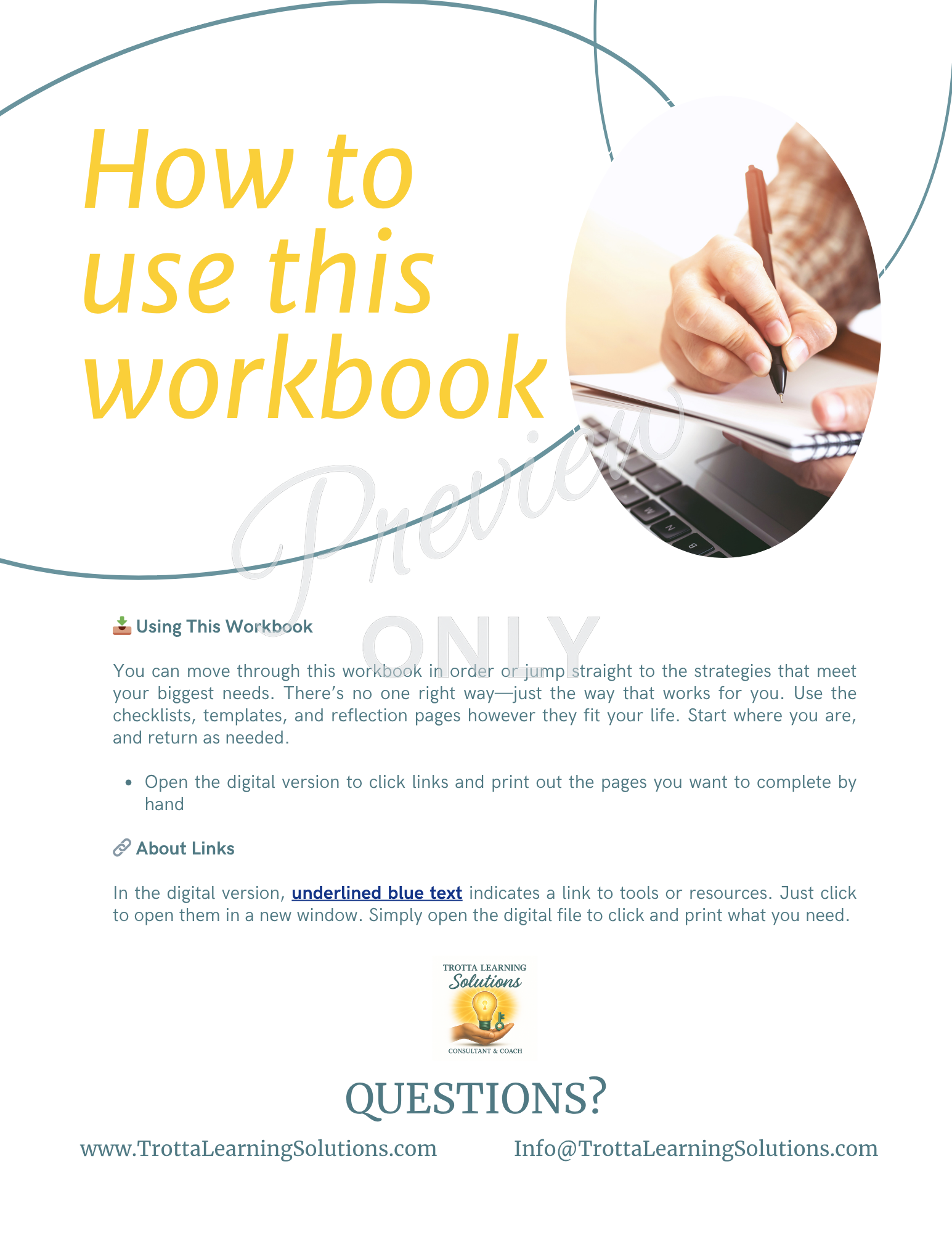 Managing Progress & Long-Term Success (Parent Workbook 6)