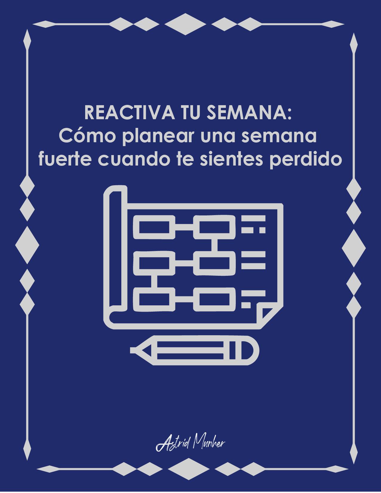 Planifica fuerte. Incluso si estás en caos.