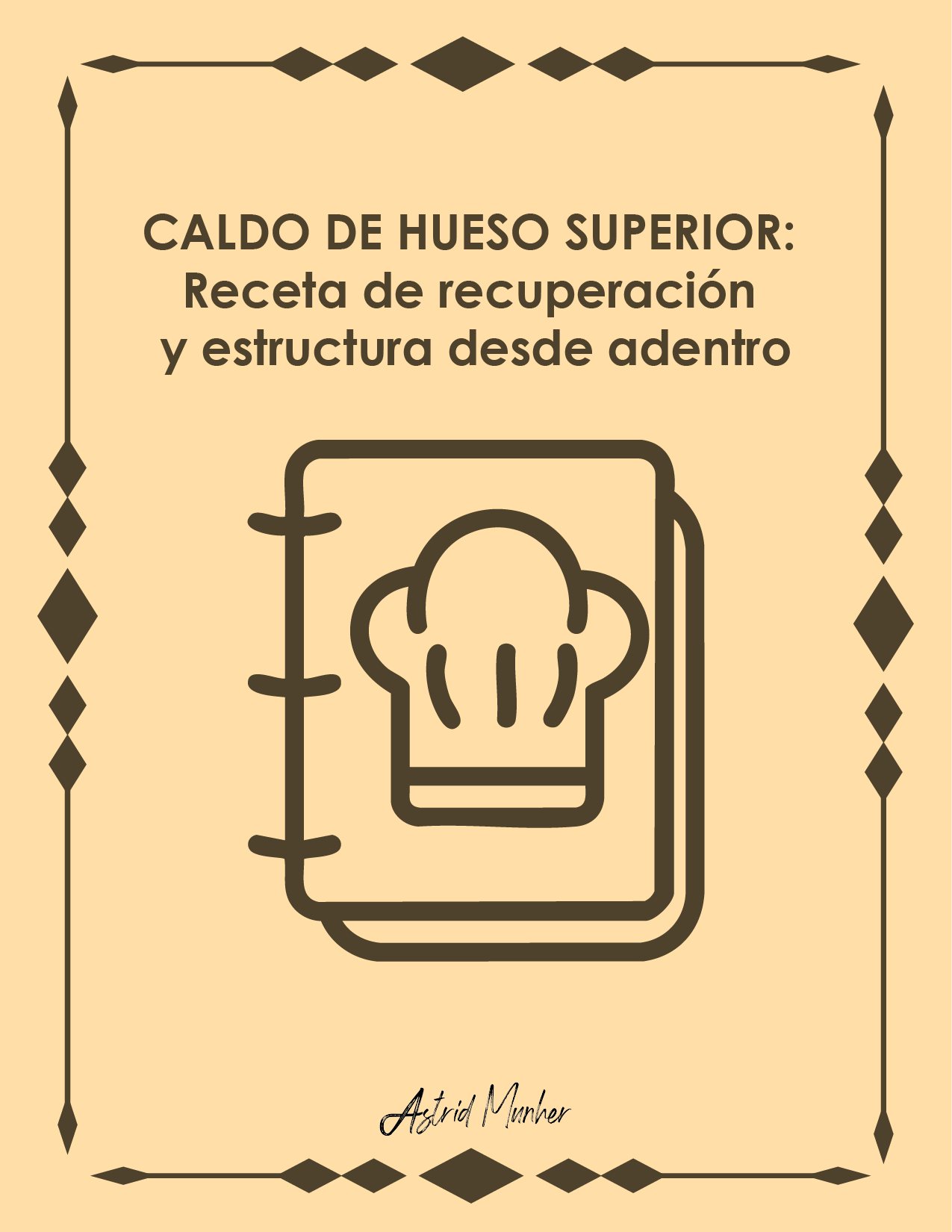 Receta de recuperación y estructura desde adentro