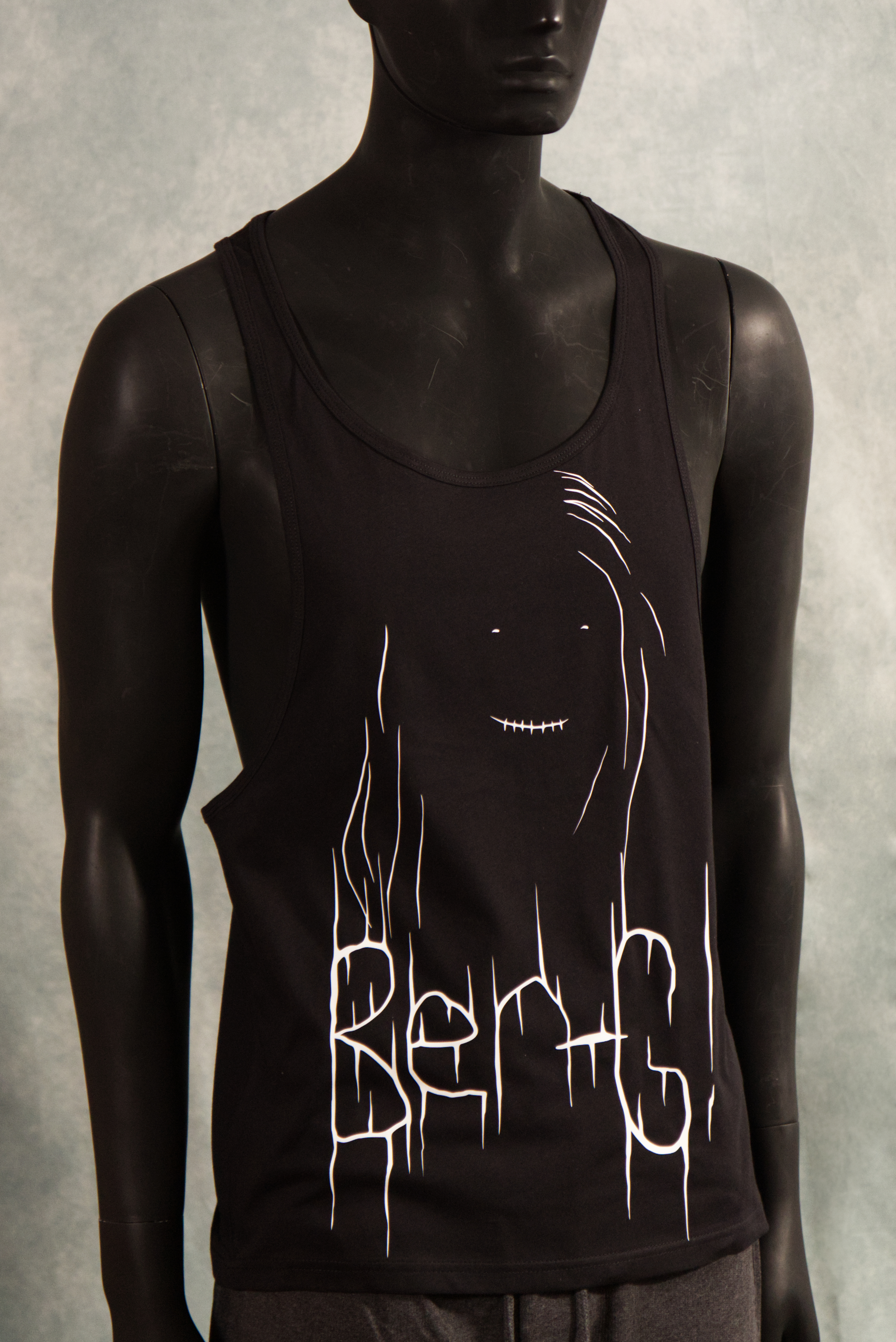 Girly Tank Top - White Face