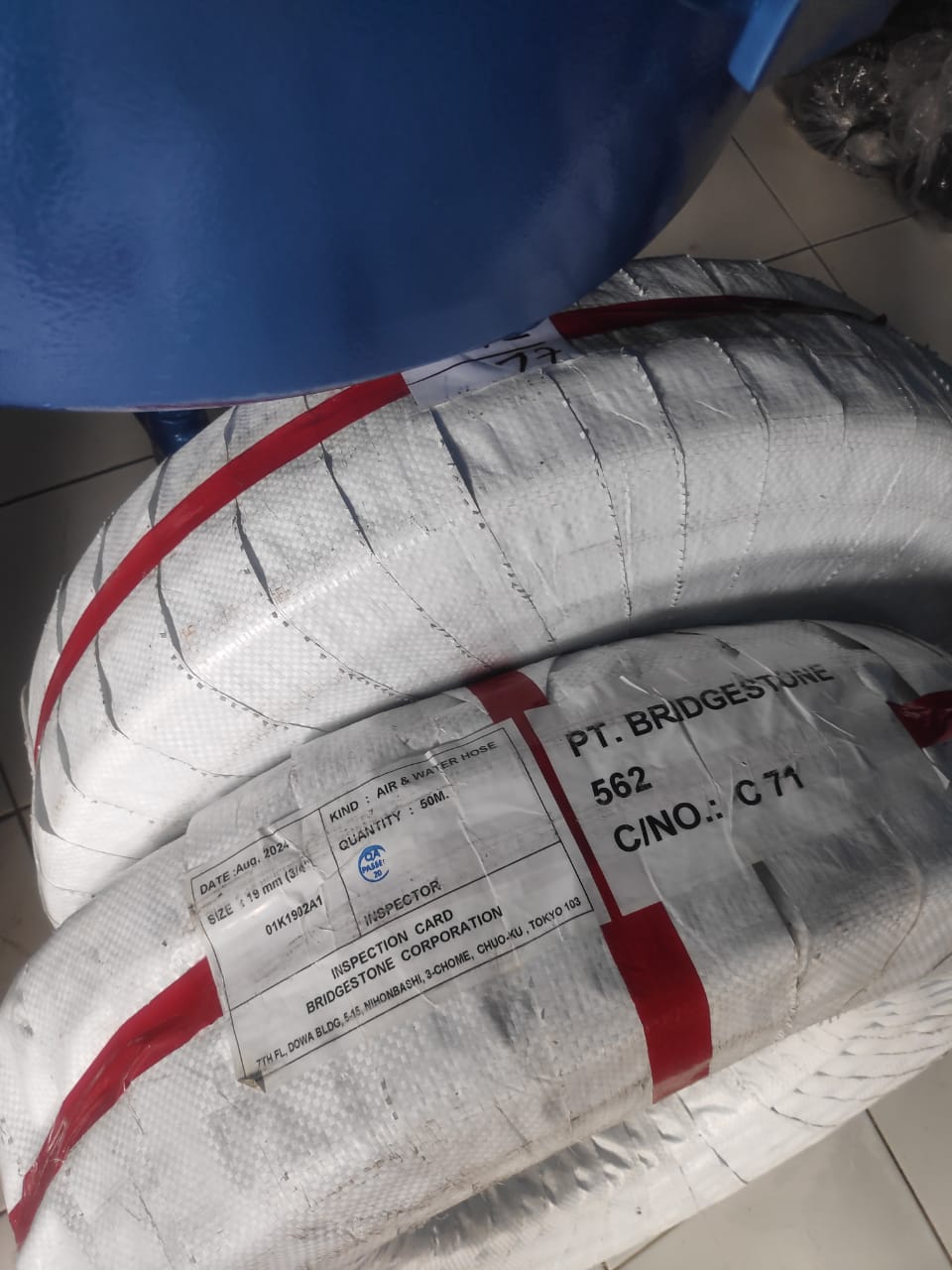 BRIDGESTONE AIR HOSE 3/4"x 50 M