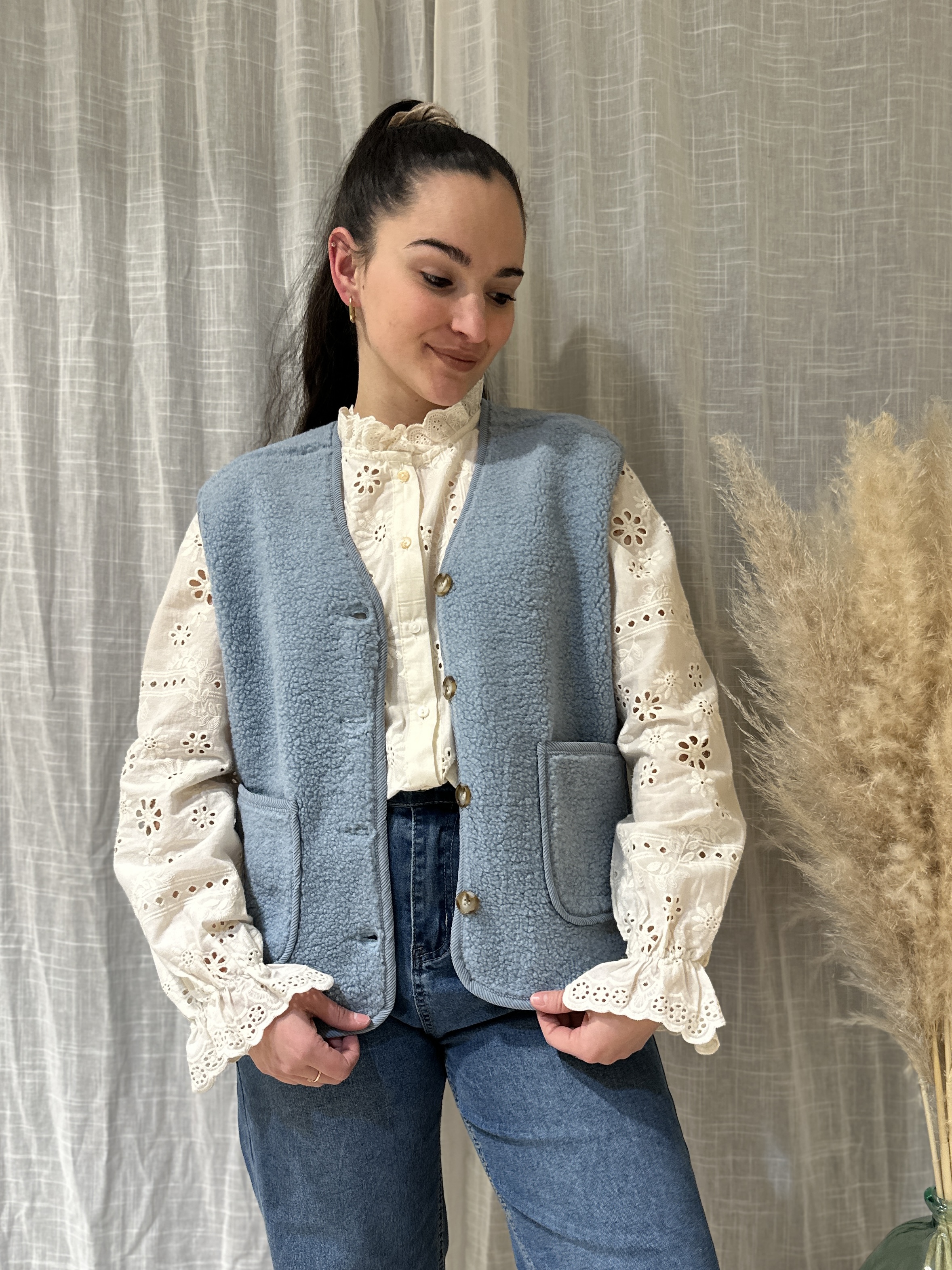 Veste LIZZIE Bleu ciel