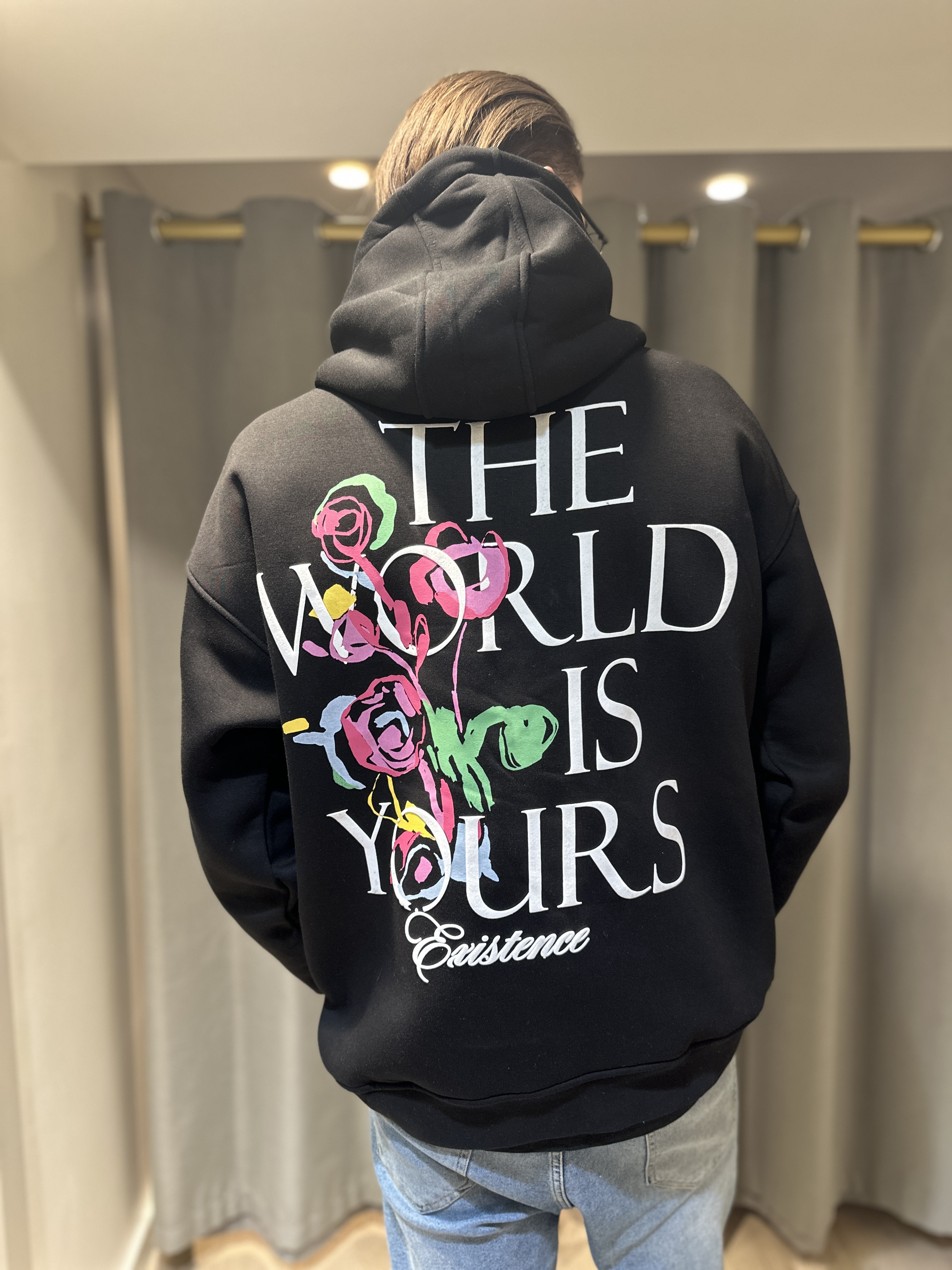 Hoodie EXISTENCE Noir