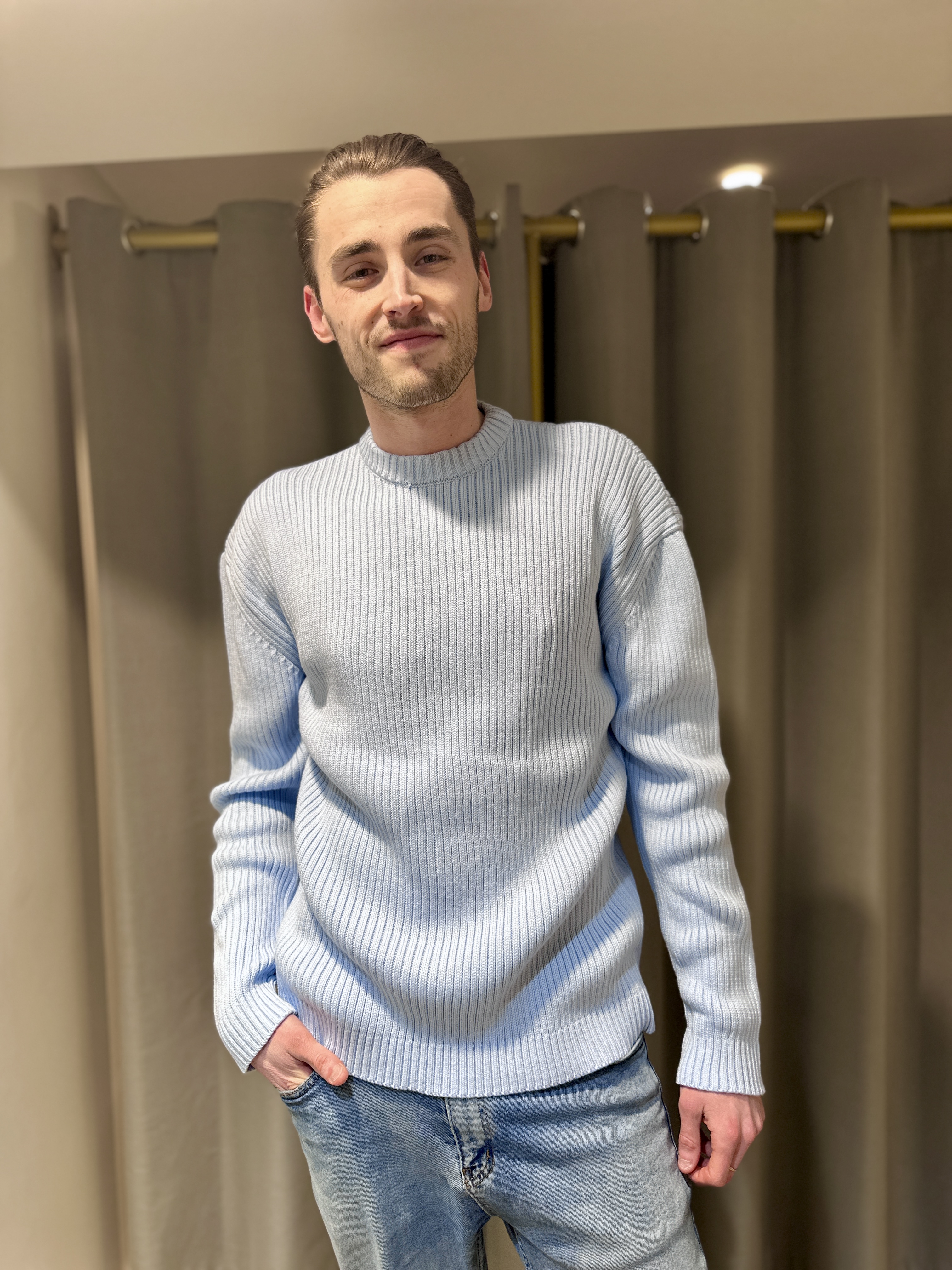 Pull CORA Bleu Ciel