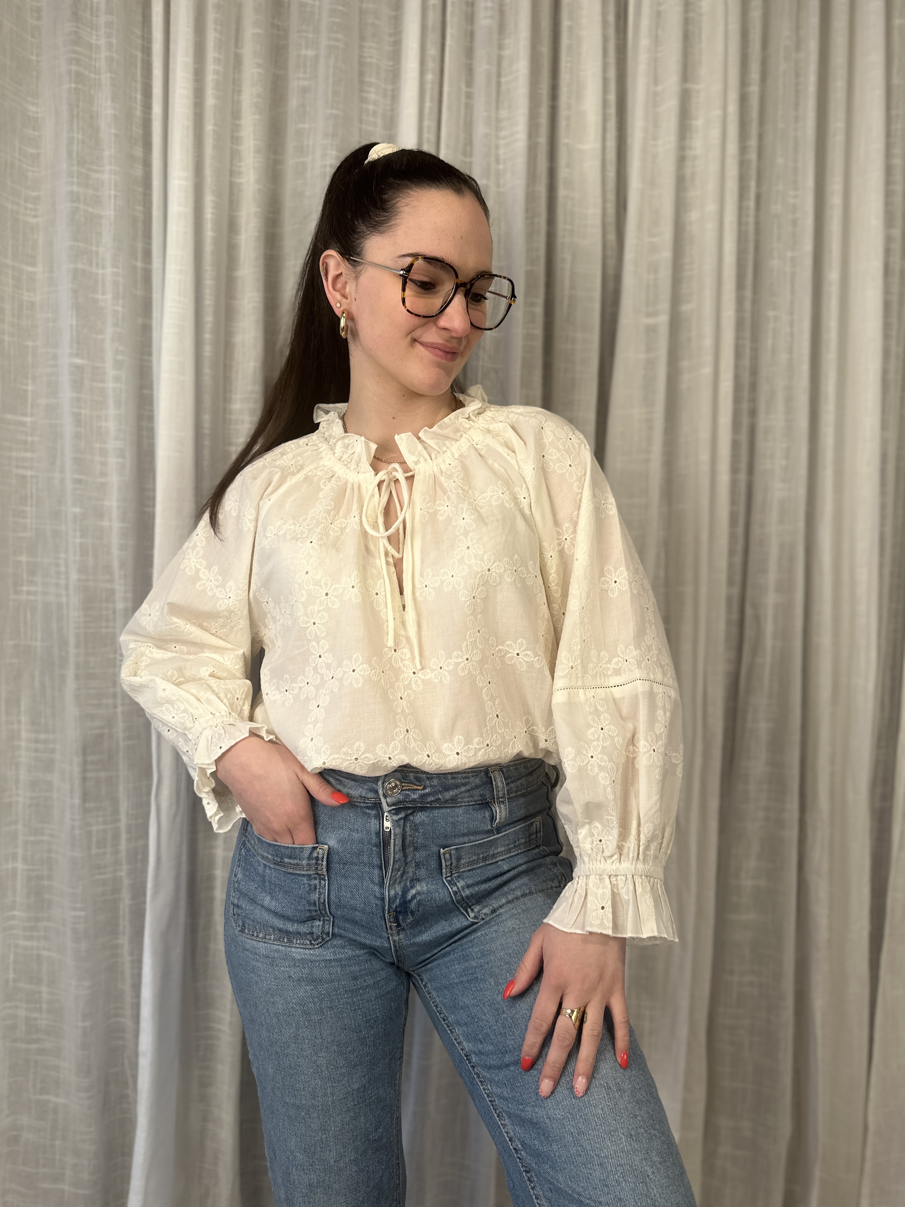 Blouse PAOLA Écrue