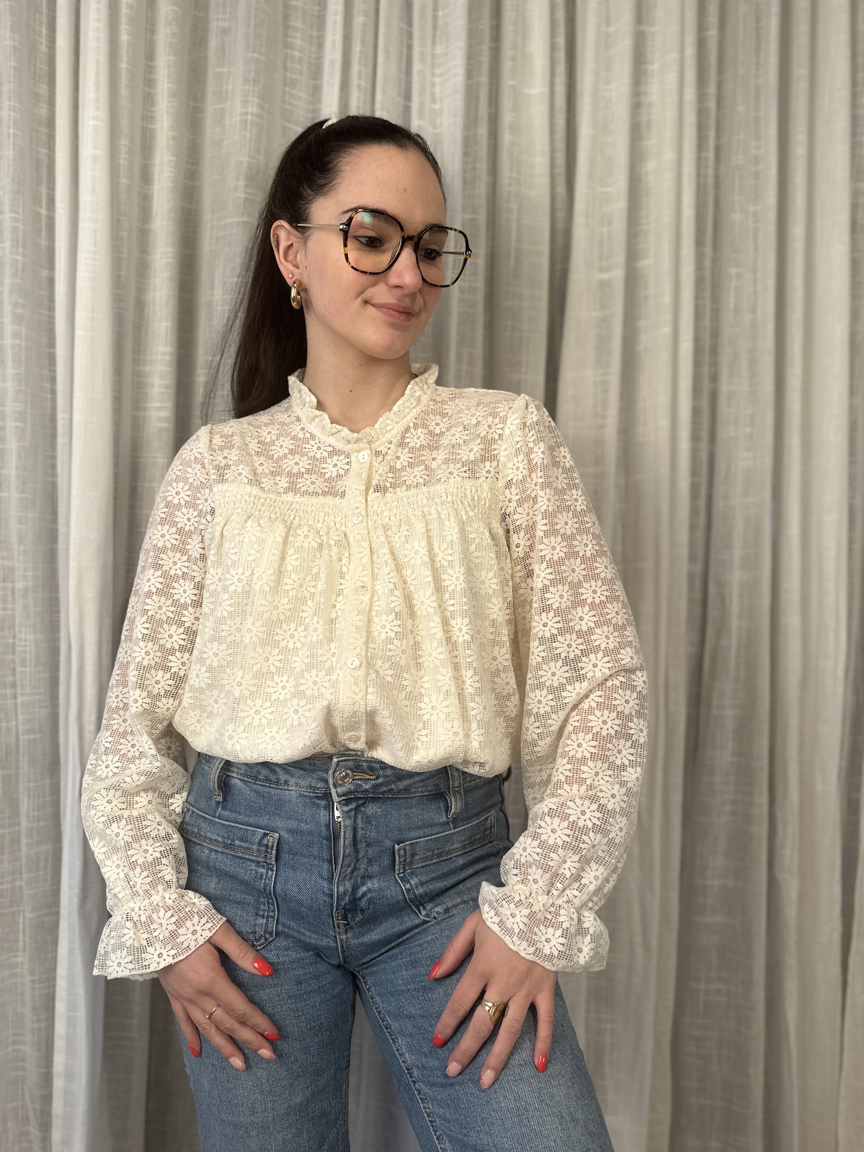 Chemise AMANDA Écrue