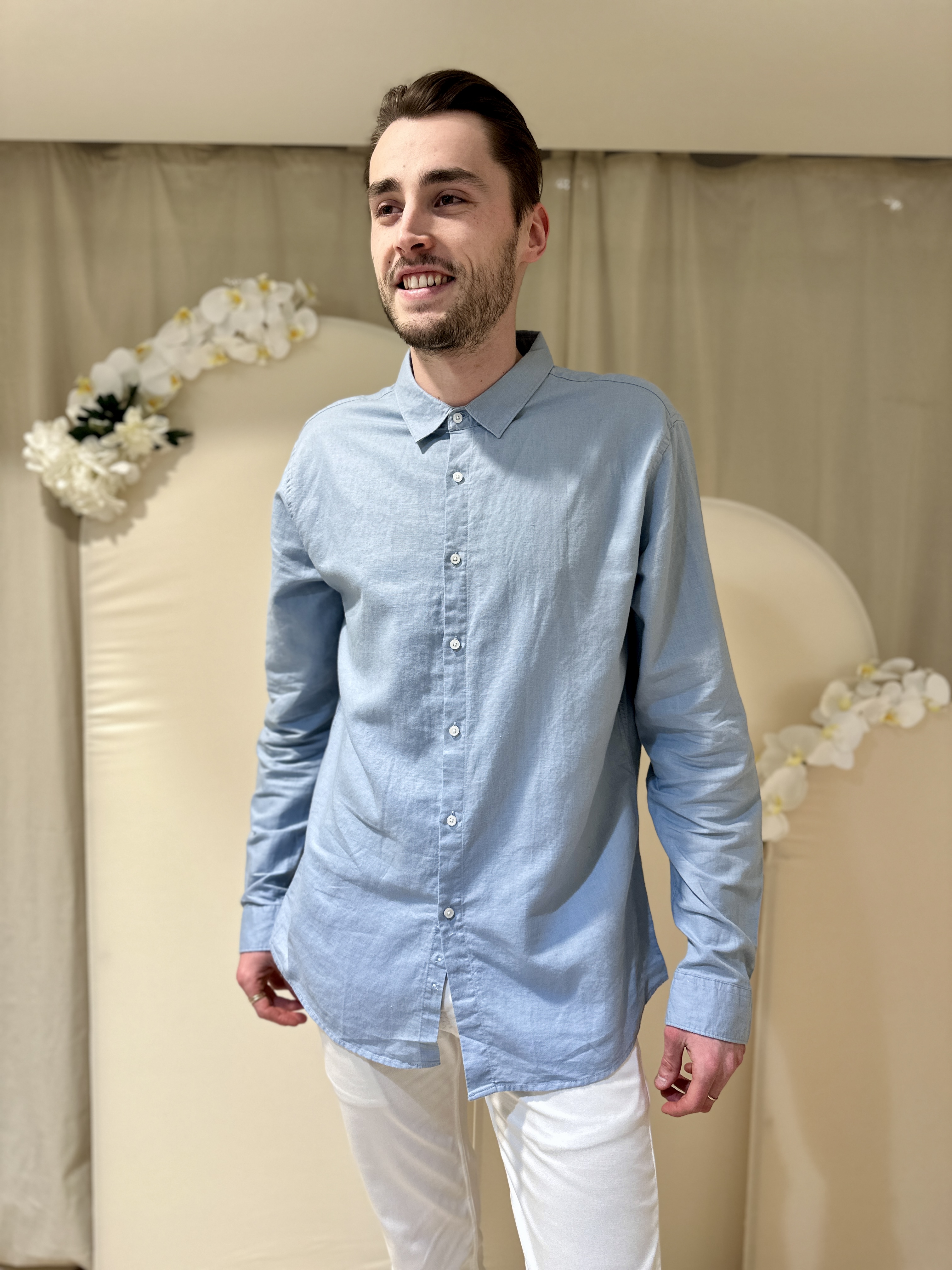 Chemise TOM Bleu Ciel