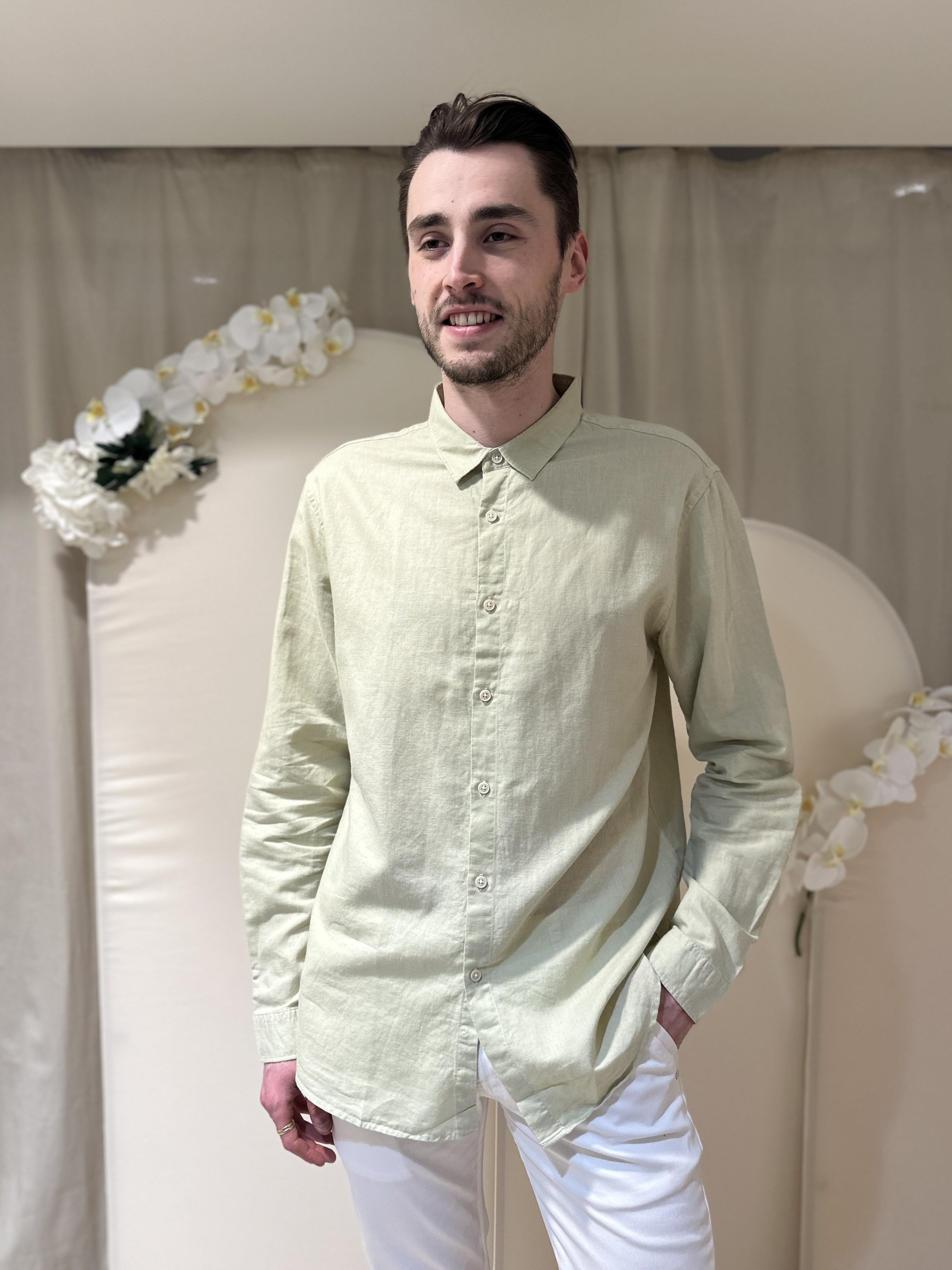 Chemise TOM Vert Tilleul