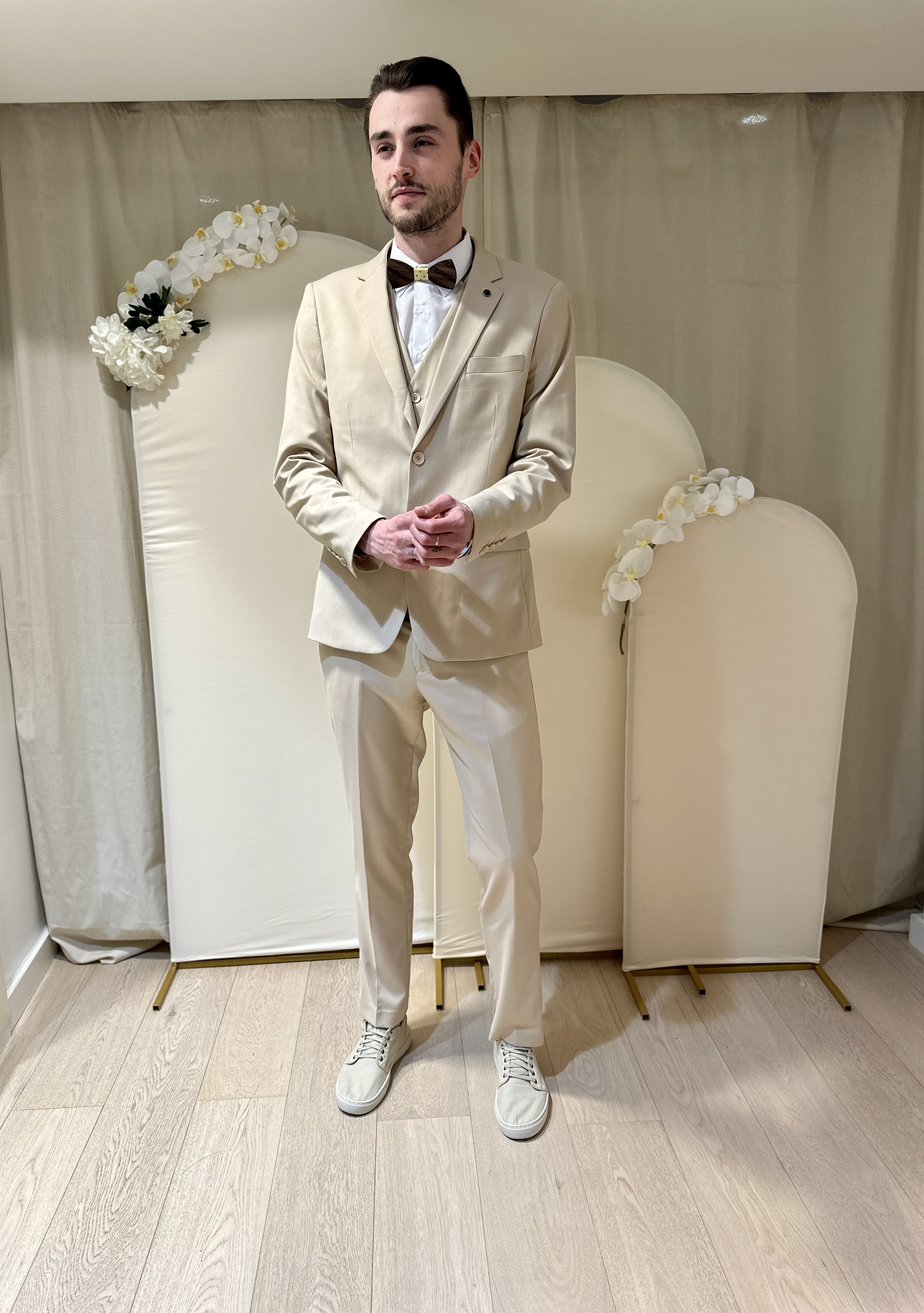 Veste de costume HENRI Beige