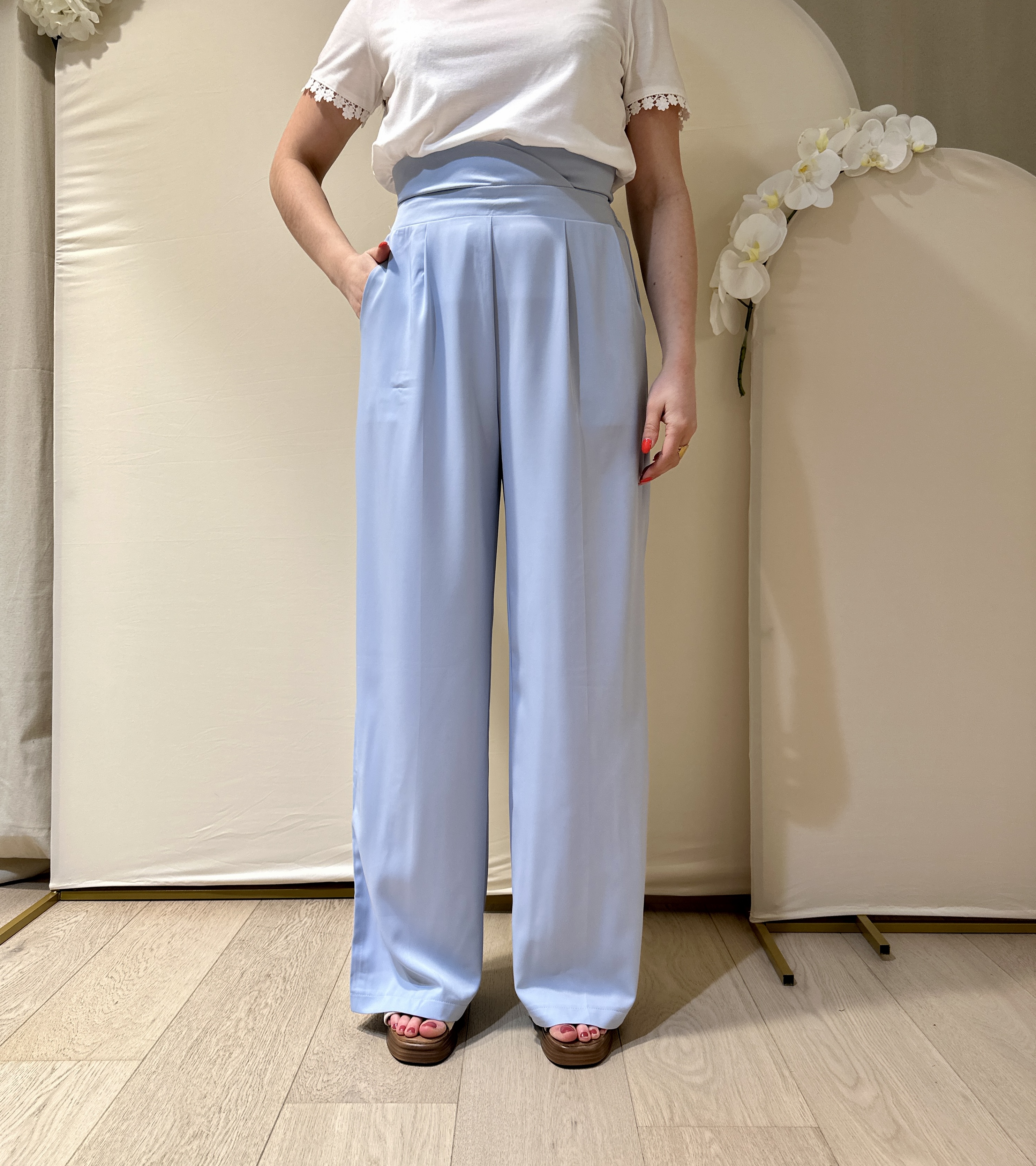 Pantalon NOLAN Bleu ciel