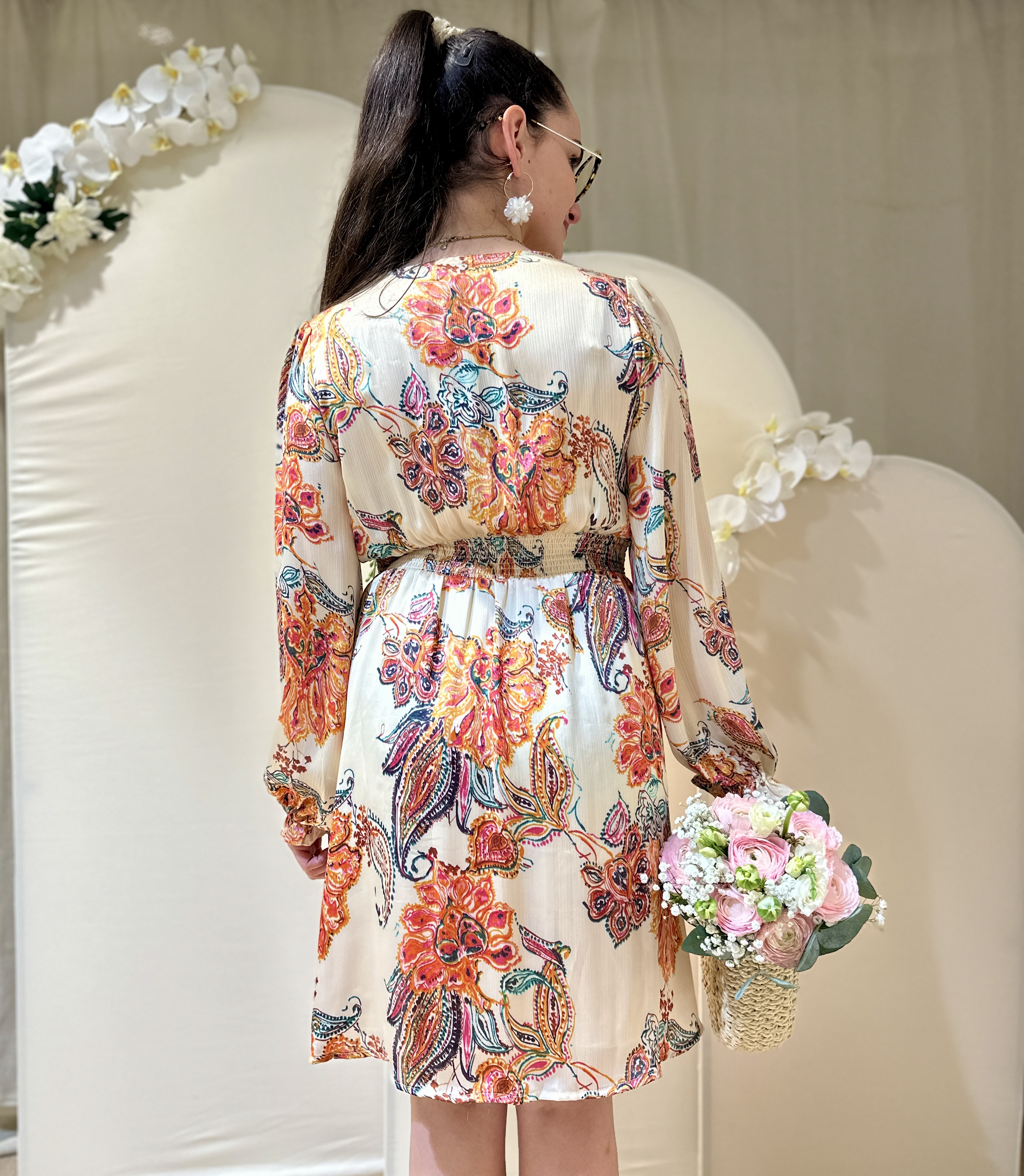 Robe CAMILLE Beige