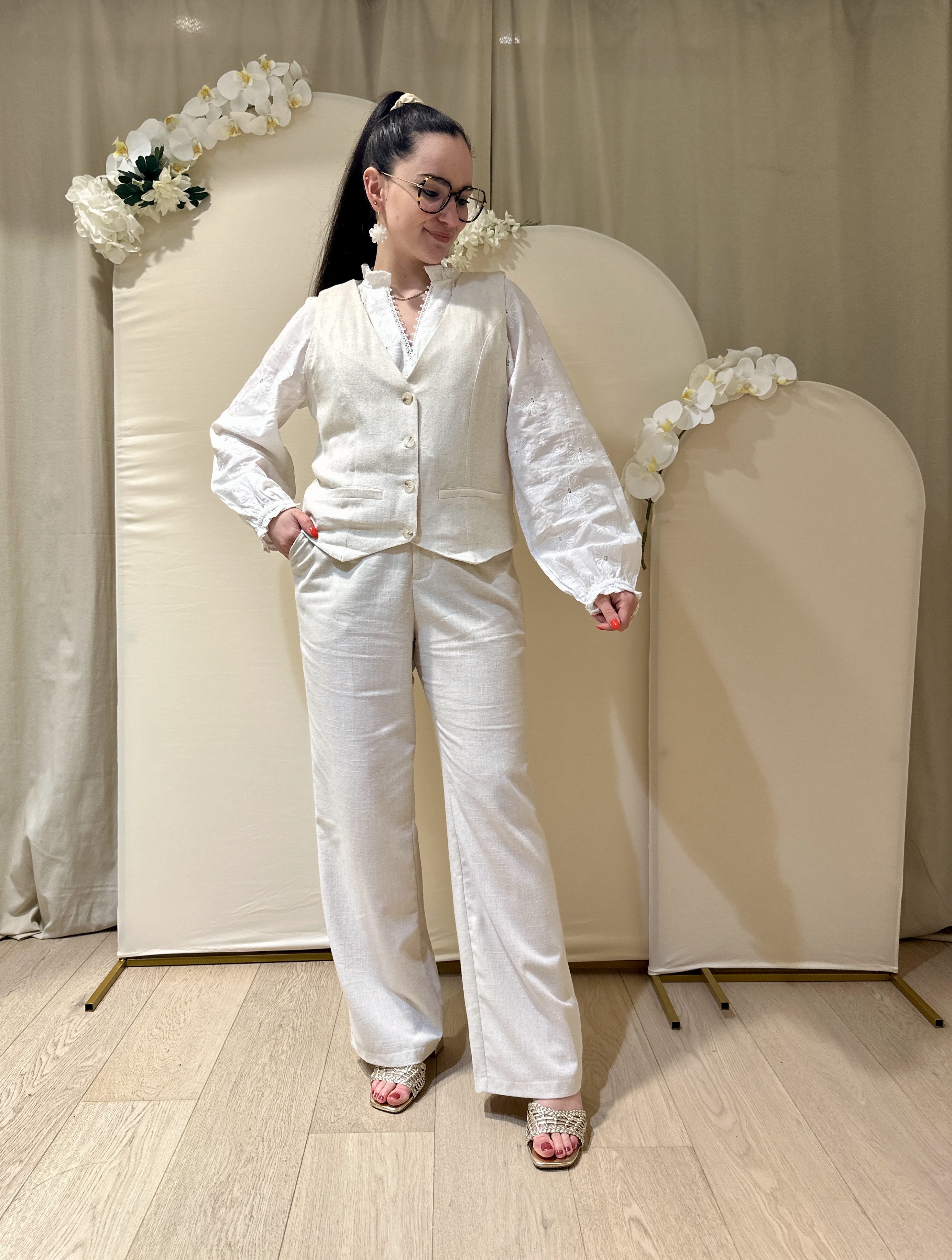 Pantalon ELSA Beige