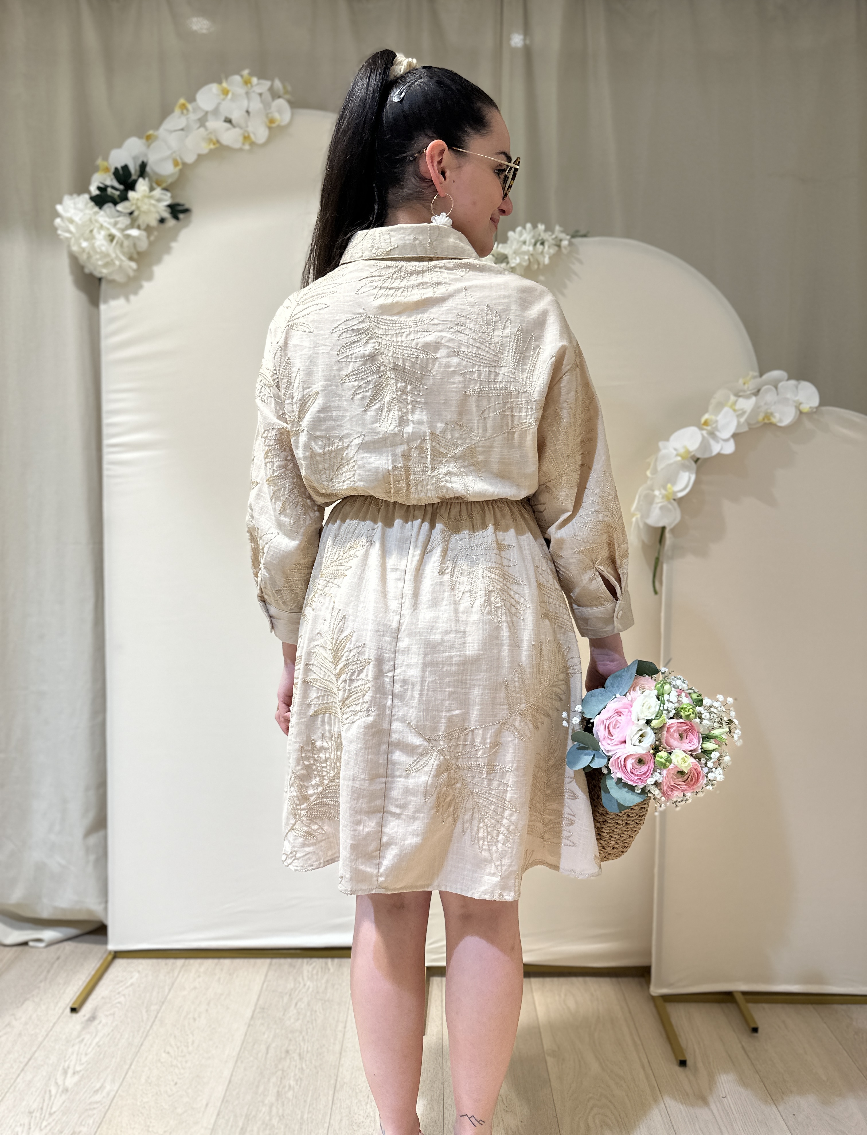 Robe EVA Beige foncé