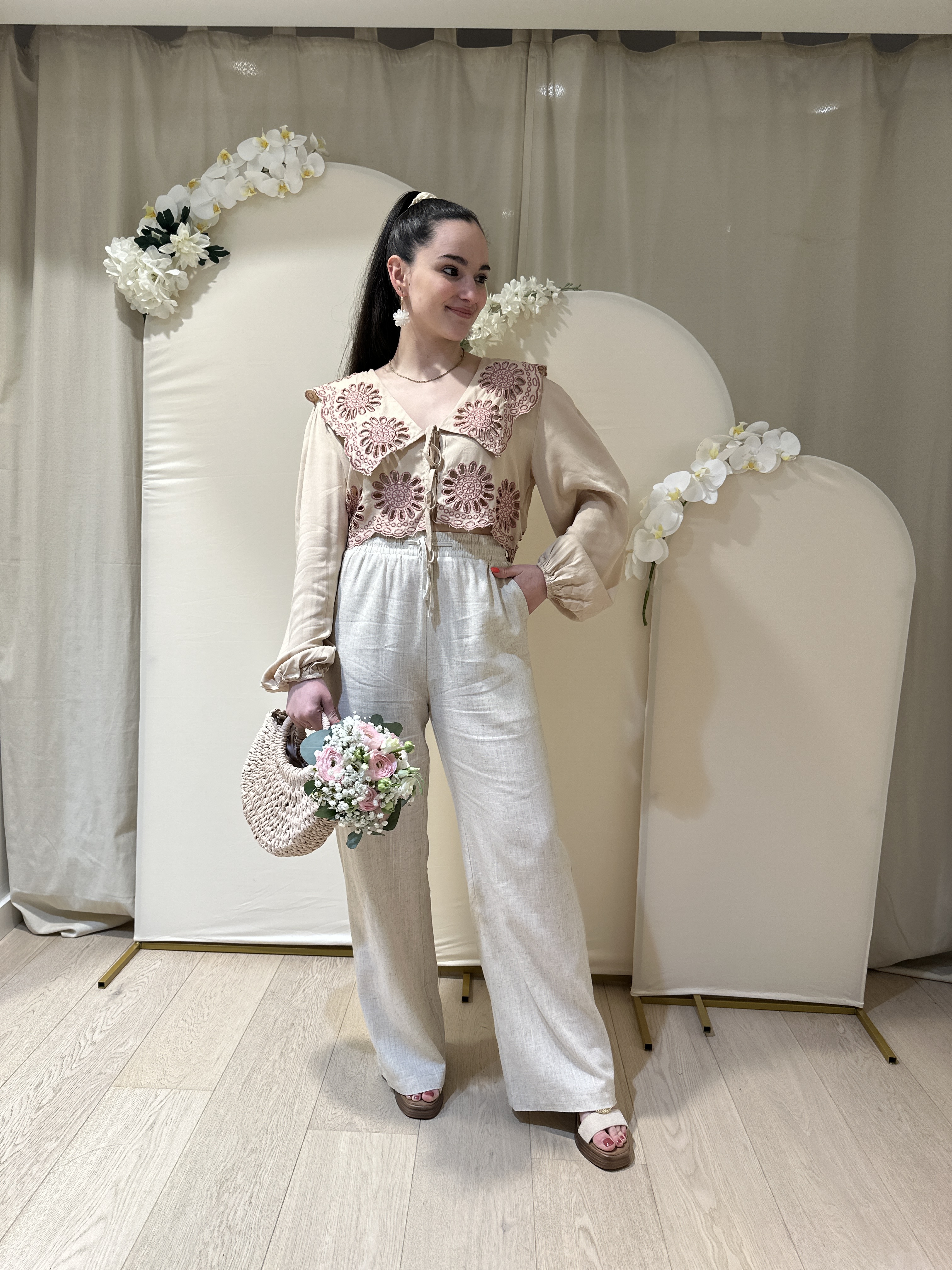 Pantalon LINA Beige