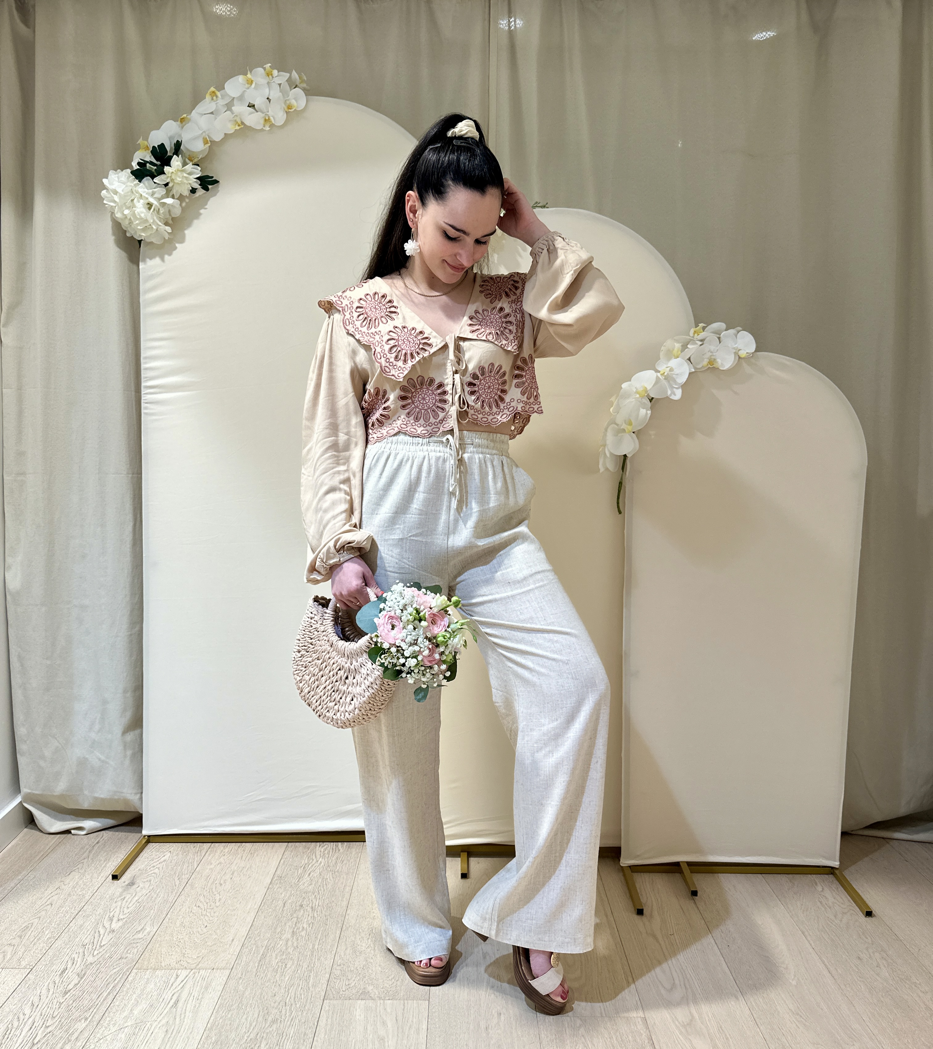 Pantalon LINA Beige