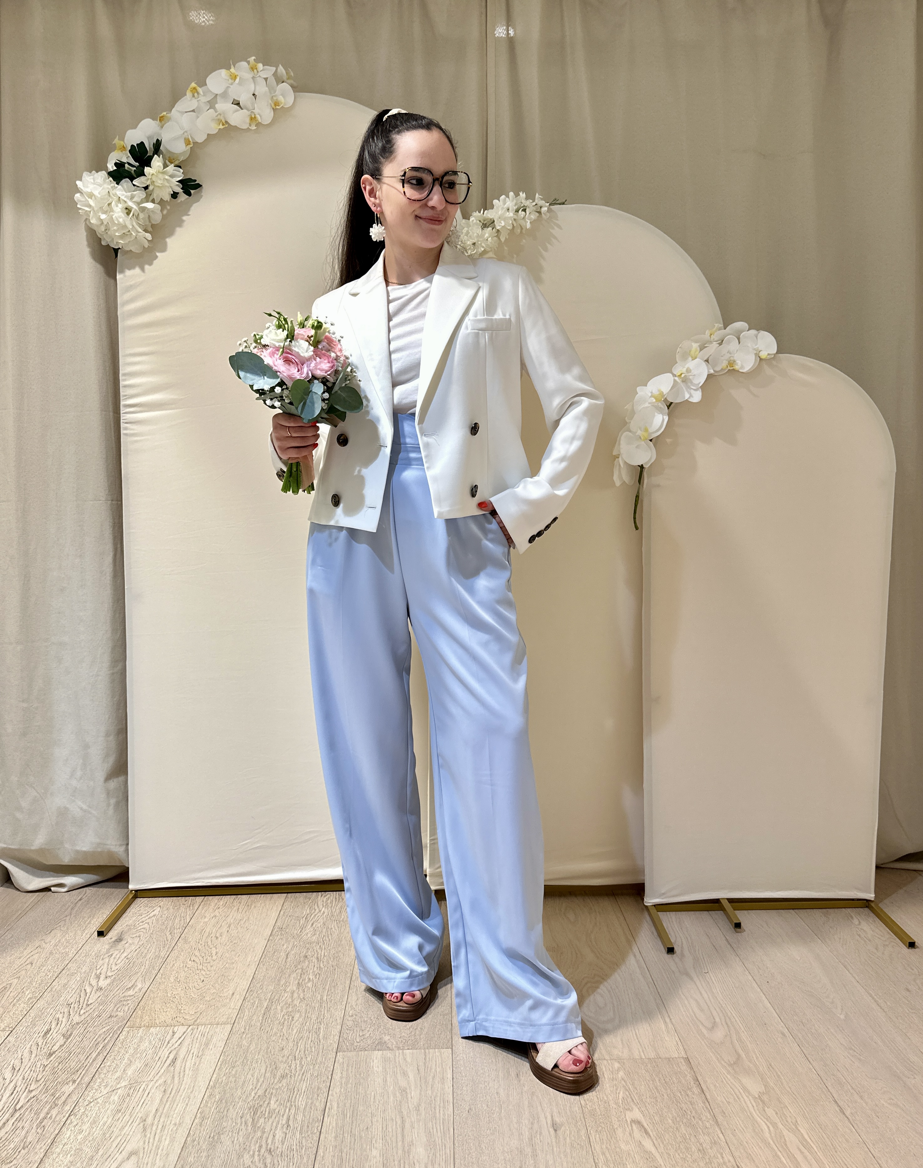 Pantalon NOLAN Bleu ciel