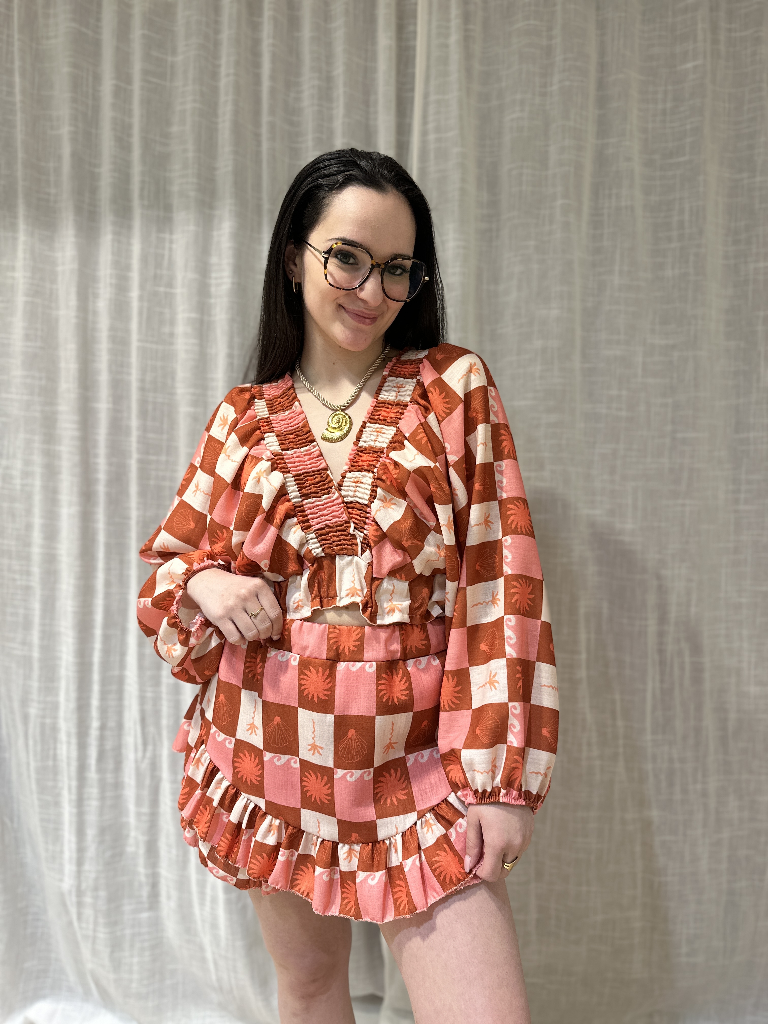 Jupe-Short EMY terracotta